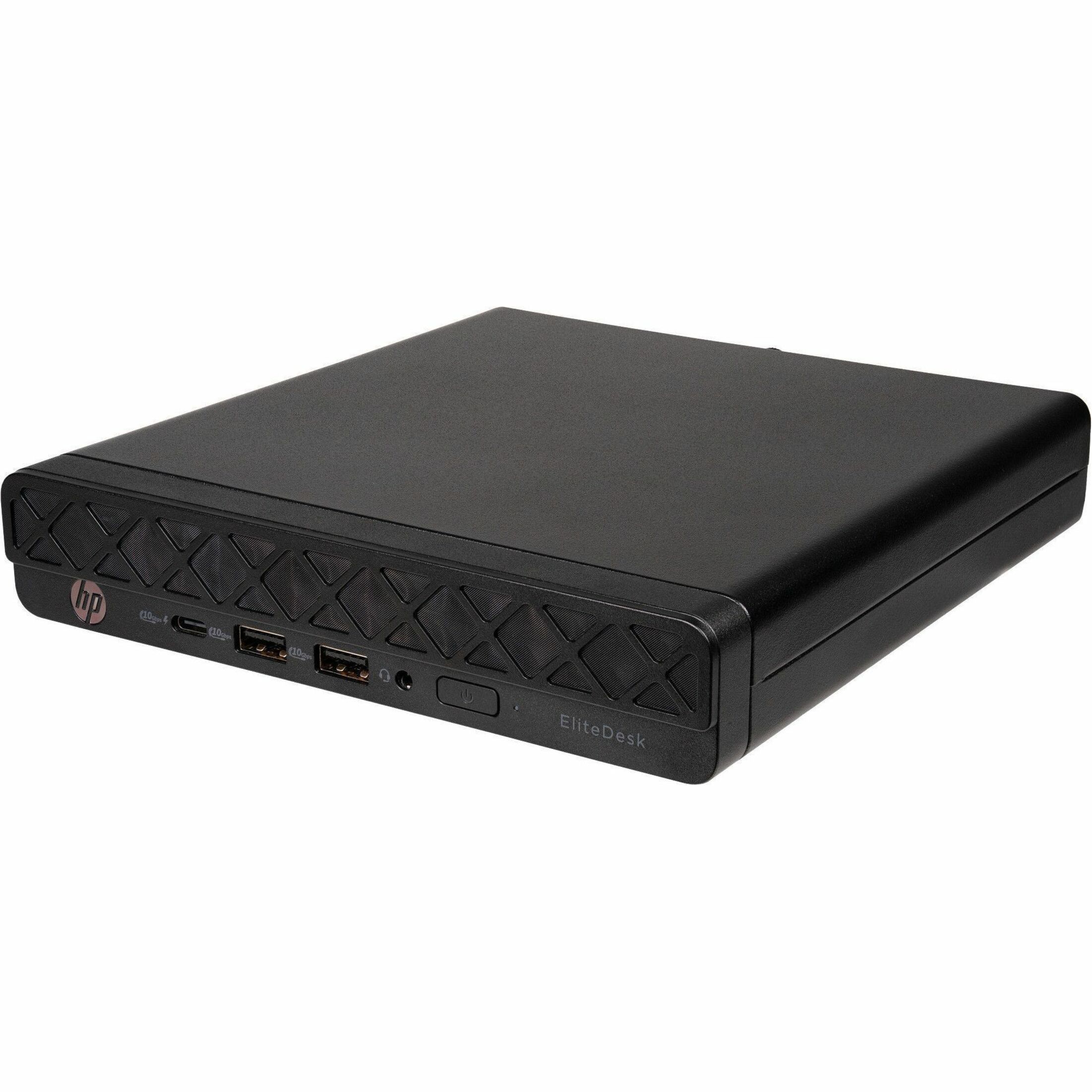 HP EliteDesk 8 G1a Desktop Computer - AMD Ryzen AI 7 350 - 32 GB - 512 GB PCI Express NVMe SSD - Mini PC - Jack Black - AMD Chip - Windows 11 Pro - AMD Radeon 860M Graphics DDR5 SDRAM - Wi-Fi 6E (IEEE 802.11ax) - 90 W — alternate image3