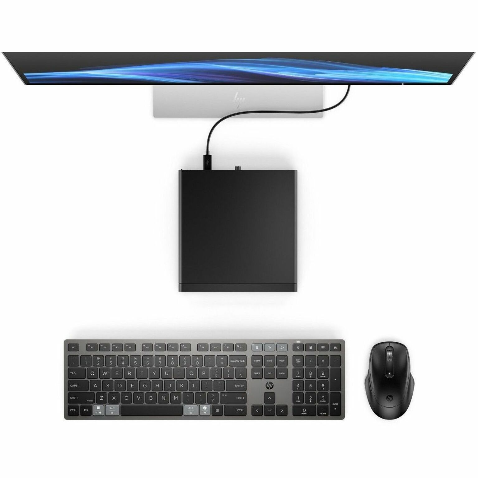 HP EliteDesk 8 G1a Desktop Computer - AMD Ryzen AI 5 340 - 32 GB - 512 GB PCI Express NVMe SSD - Mini PC - Jack Black - AMD Chip - Windows 11 Pro - AMD Radeon 840M Graphics DDR5 SDRAM - Wi-Fi 6E (IEEE 802.11ax) - 90 W — alternate image5