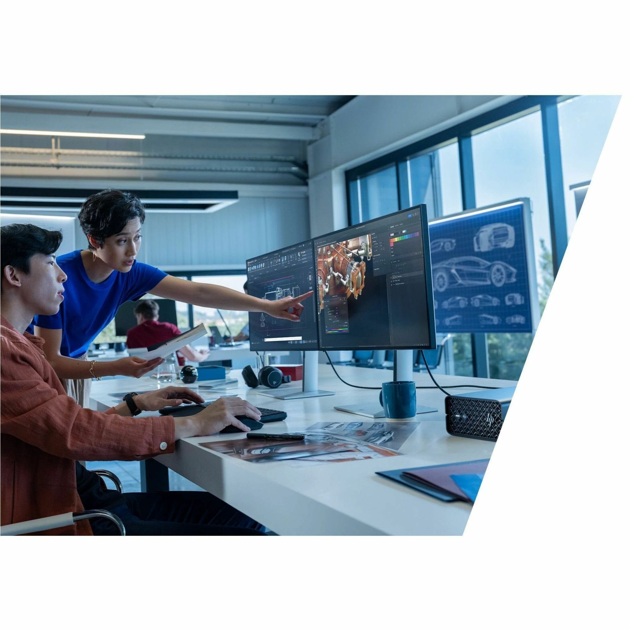 HP Z2 Mini G1a Workstation - 1 x AMD Ryzen AI MAX PRO 390 - 32 GB - 512 GB SSD - Mini PC - Black - AMD Chip - Windows 11 Pro - AMD Radeon 8050S Graphics - NVMe Controller - 0, 1 RAID Levels - English Keyboard - 2.5 Gigabit Ethernet — alternate image2