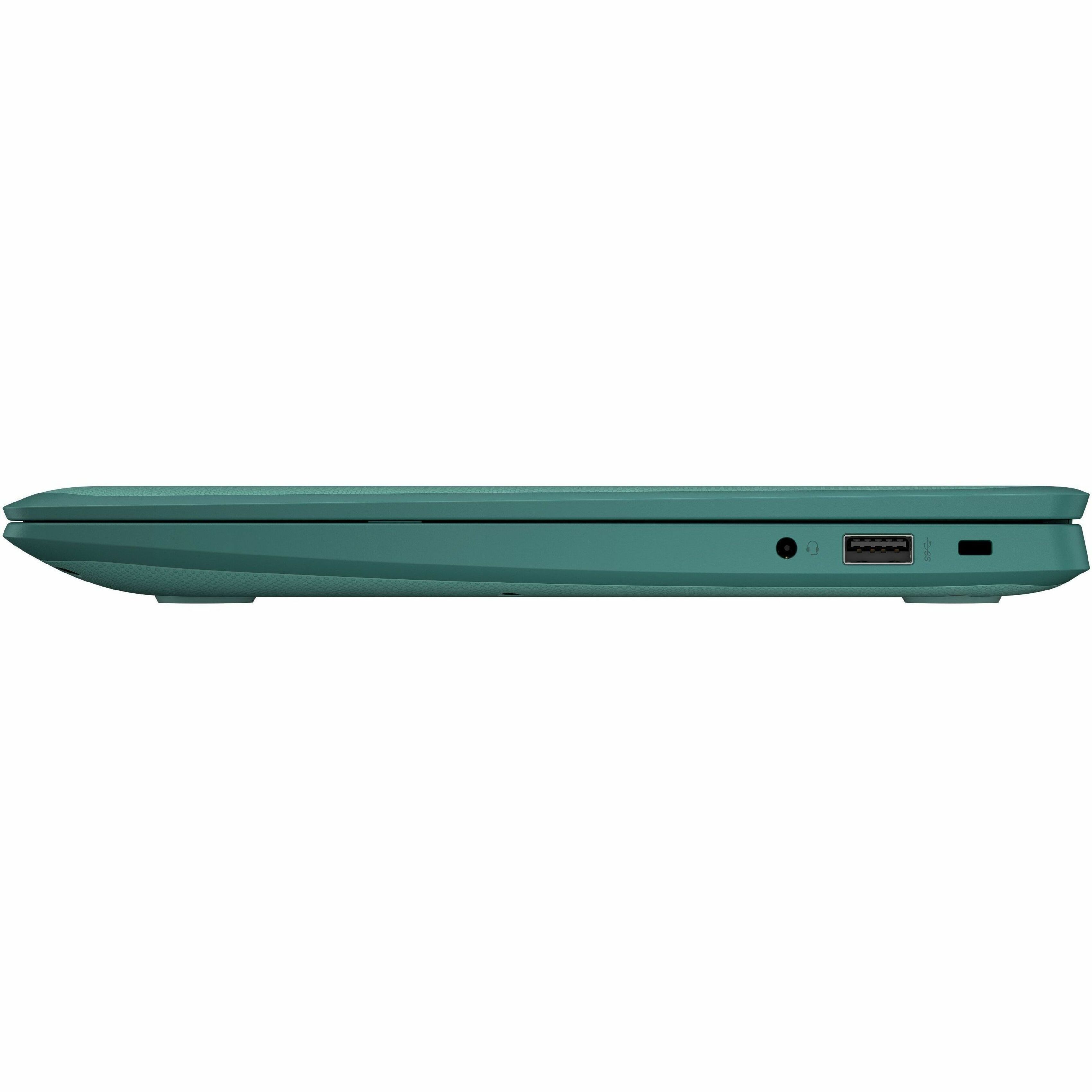 HP Fortis Flip G1i 11.6" Touchscreen Convertible 2 in 1 Notebook - HD - 60 Hz - Intel N-Series N250 - 8 GB - 256 GB SSD - Intel Chip - 1366 x 768 - Intel UHD Graphics - In-plane Switching (IPS) Technology, BrightView - Front Camera/Webcam - IEEE 802.11ax Wireless LAN Standard — left