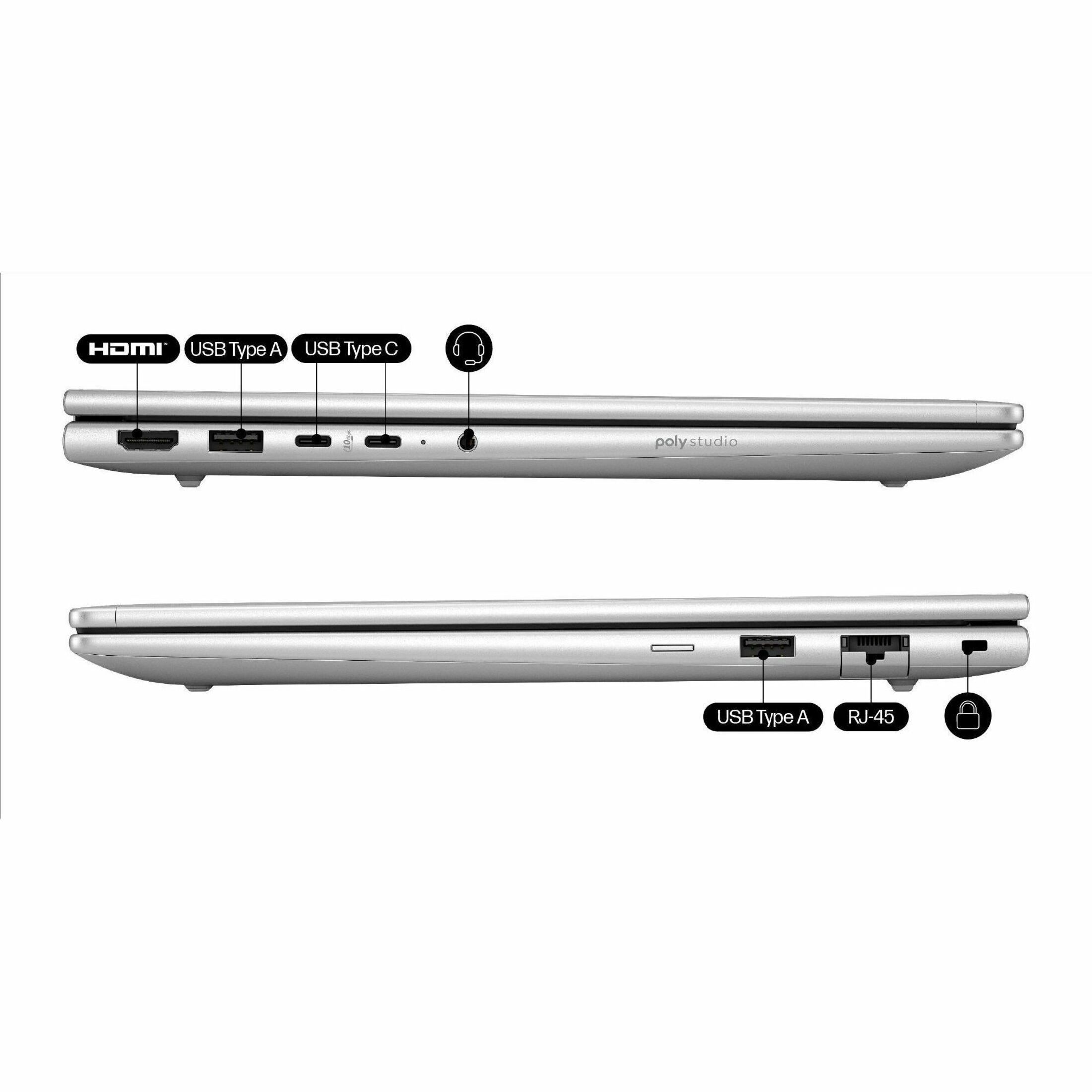 HP ProBook 4 G1i 14" Notebook - 60 Hz - Intel Core Ultra 5 2nd Gen 225U - 16 GB - 512 GB SSD - Intel Chip - Intel - Front Camera/Webcam — alternate image10