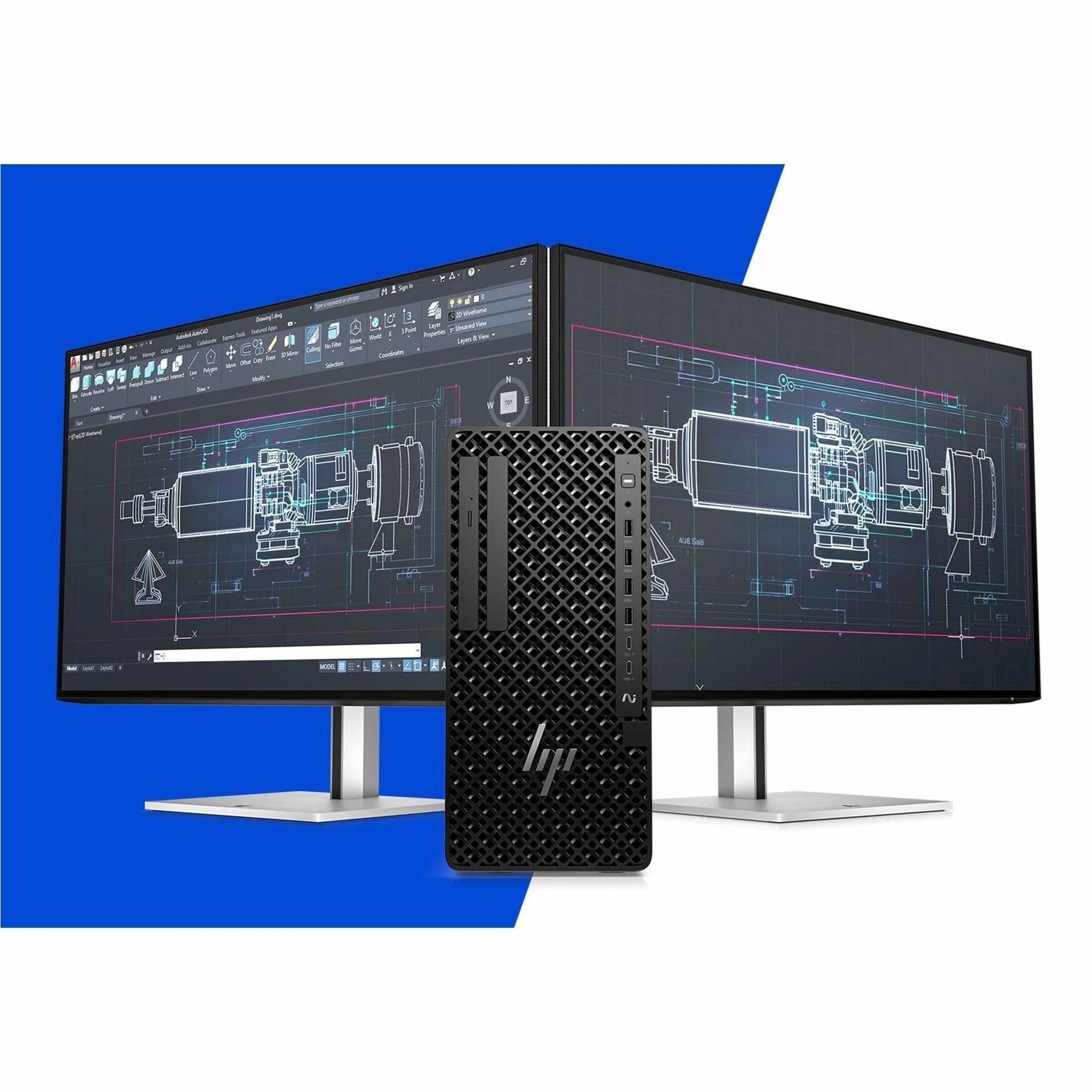 HP Z1 G1i Workstation - 1 x Intel Core Ultra 5 2nd Gen 235 - 16 GB - Tower - Intel Q870 Chip - Serial ATA/600 Controller - English Keyboard - Gigabit Ethernet — alternate image5