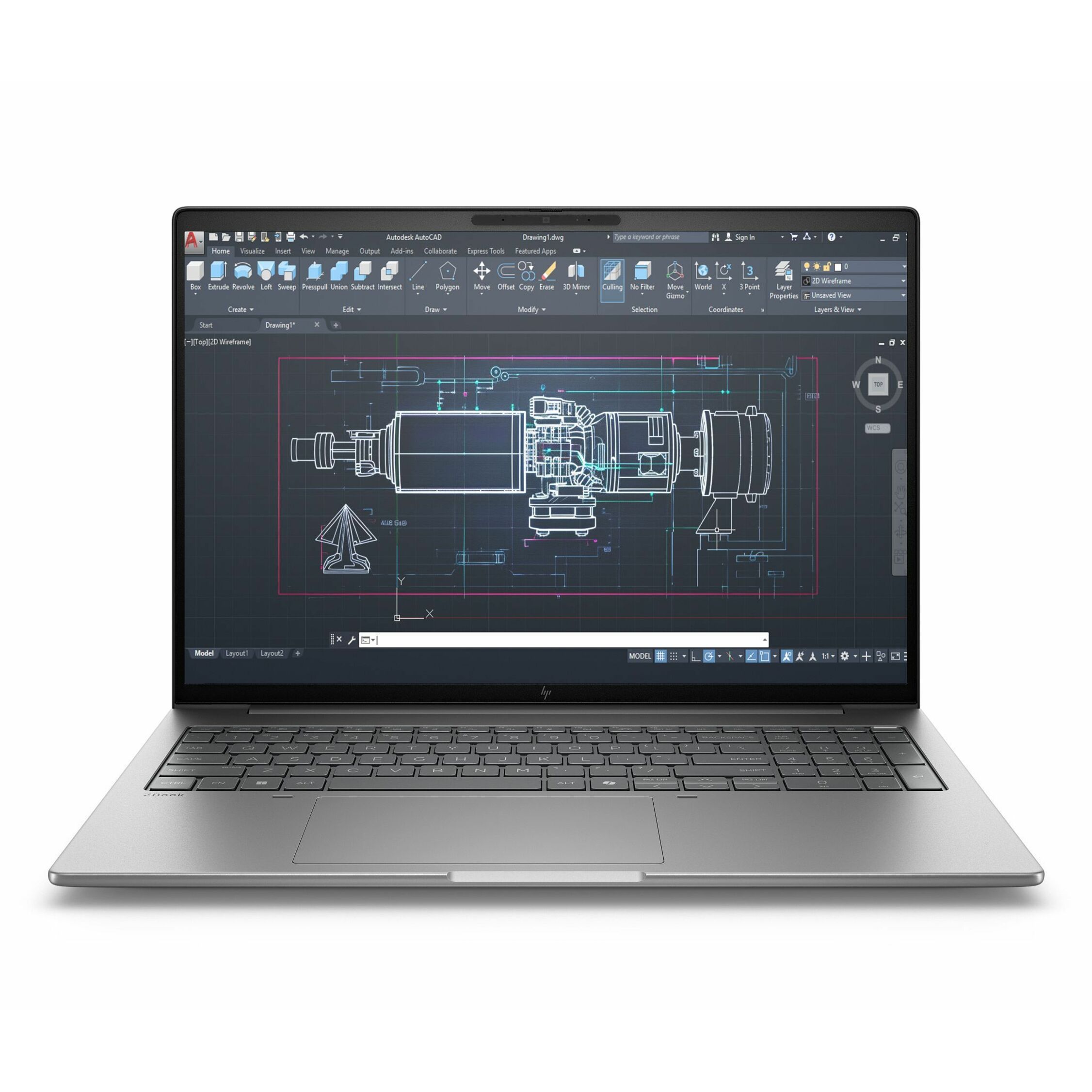 HP ZBook 8 G1i 16" Mobile Workstation - Intel Core Ultra 7 Series 2 265H - 32 GB - 512 GB SSD - Intel Chip