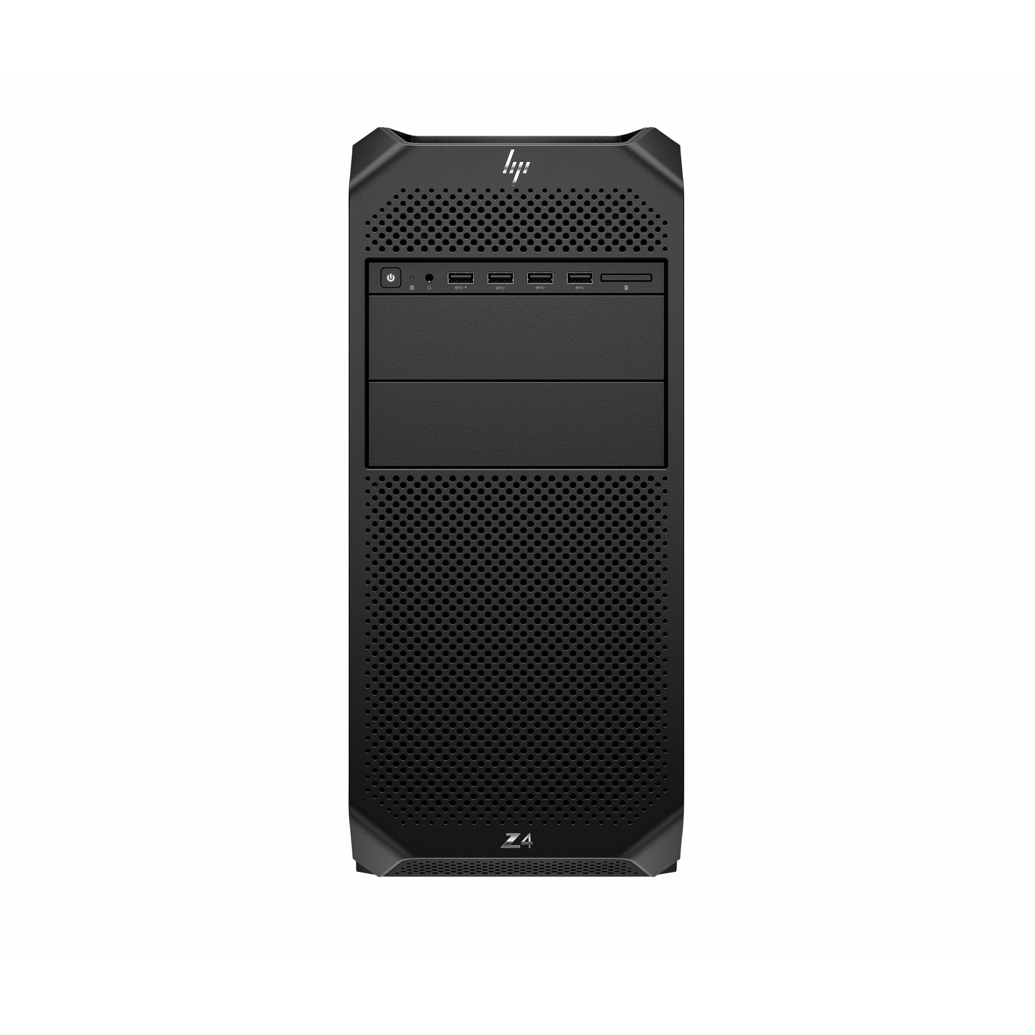 HP Z4 G5 Workstation - 1 x Intel Xeon w7-2475X - 64 GB - Tower - Black - Intel W790 Chip - NVMe, Serial ATA/600 Controller - 0, 1, 5, 10 RAID Levels - Gigabit Ethernet