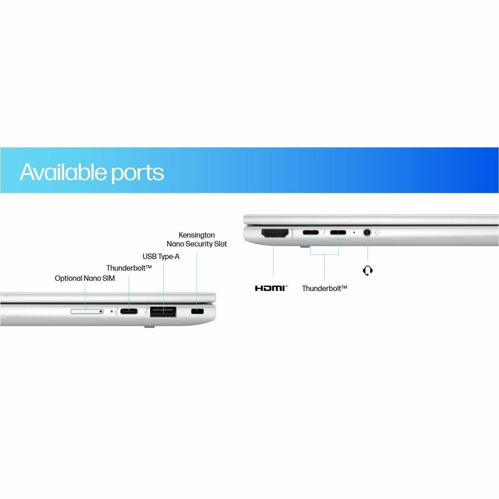 HP EliteBook X Flip G1i 14" Touchscreen Convertible 2 in 1 Notebook - Intel Core Ultra 7 Series 2 258V - 32 GB - 512 GB SSD - Intel Chip - Intel - IEEE 802.11be Wireless LAN Standard - Wi-Fi 7 — alternate image10