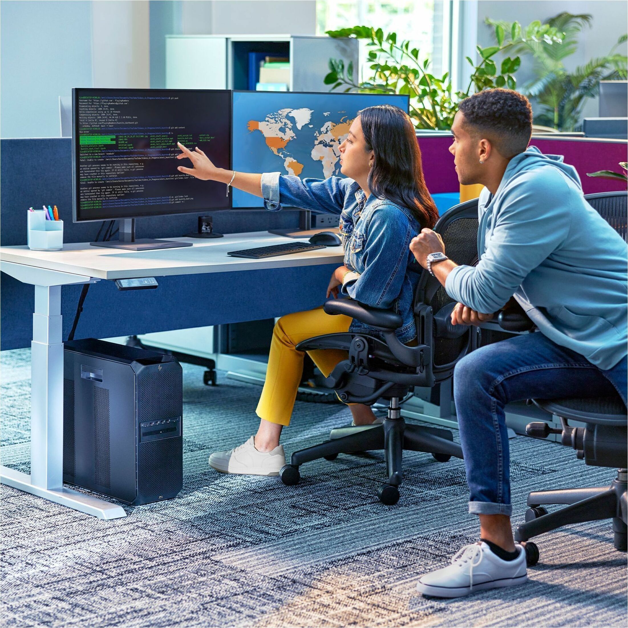 HP Z6 G5 A Workstation - 1 x AMD Ryzen Threadripper PRO 7965WX - 256 GB - Tower - Black - AMD PRO 695 Chip - Serial ATA/600, NVMe Controller - 0, 1, 5, 10 RAID Levels - Gigabit Ethernet — life style