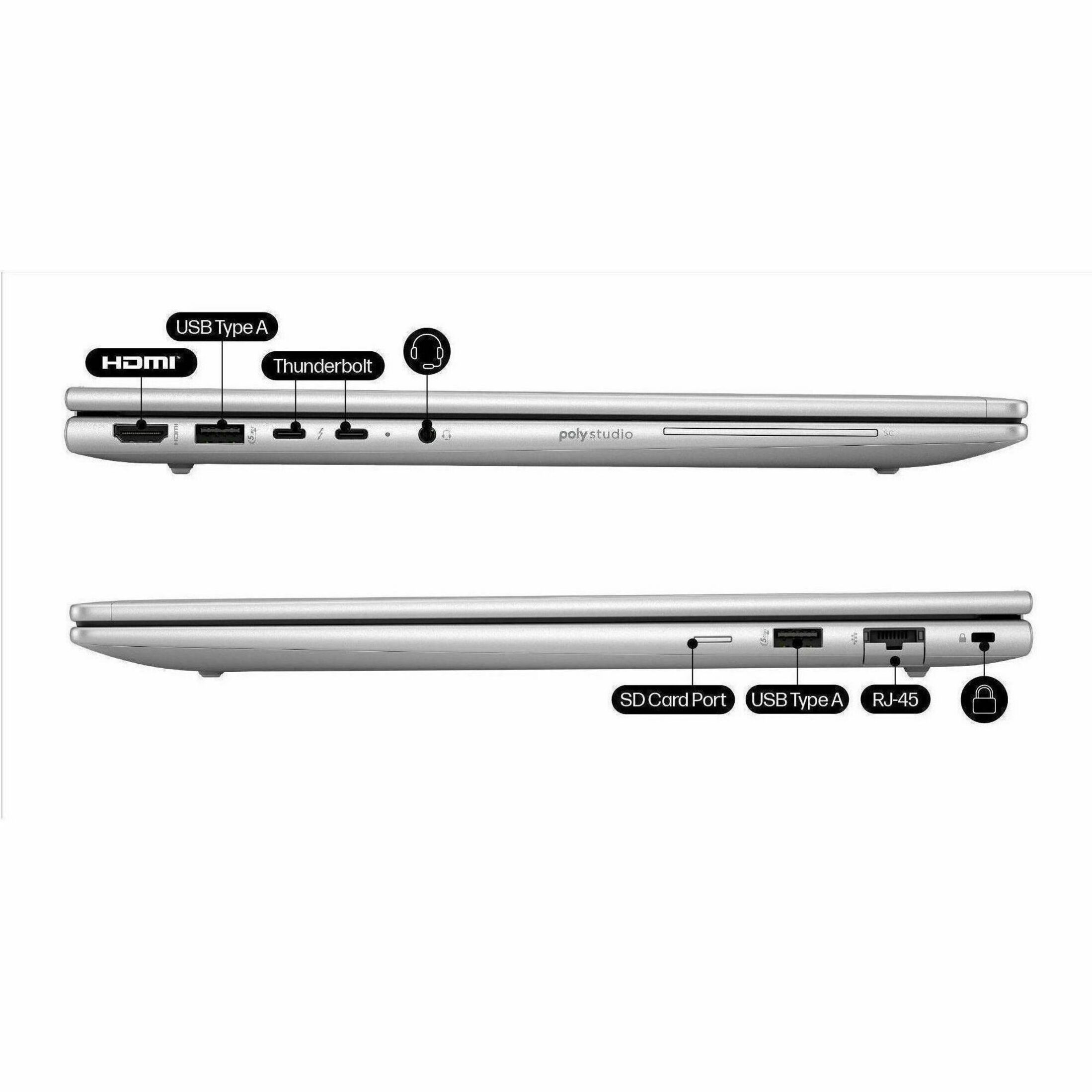 HP EliteBook 6 G1i 16" Notebook - Intel Core Ultra 5 Series 2 225U - 16 GB - 256 GB SSD - Intel Chip — alternate image2