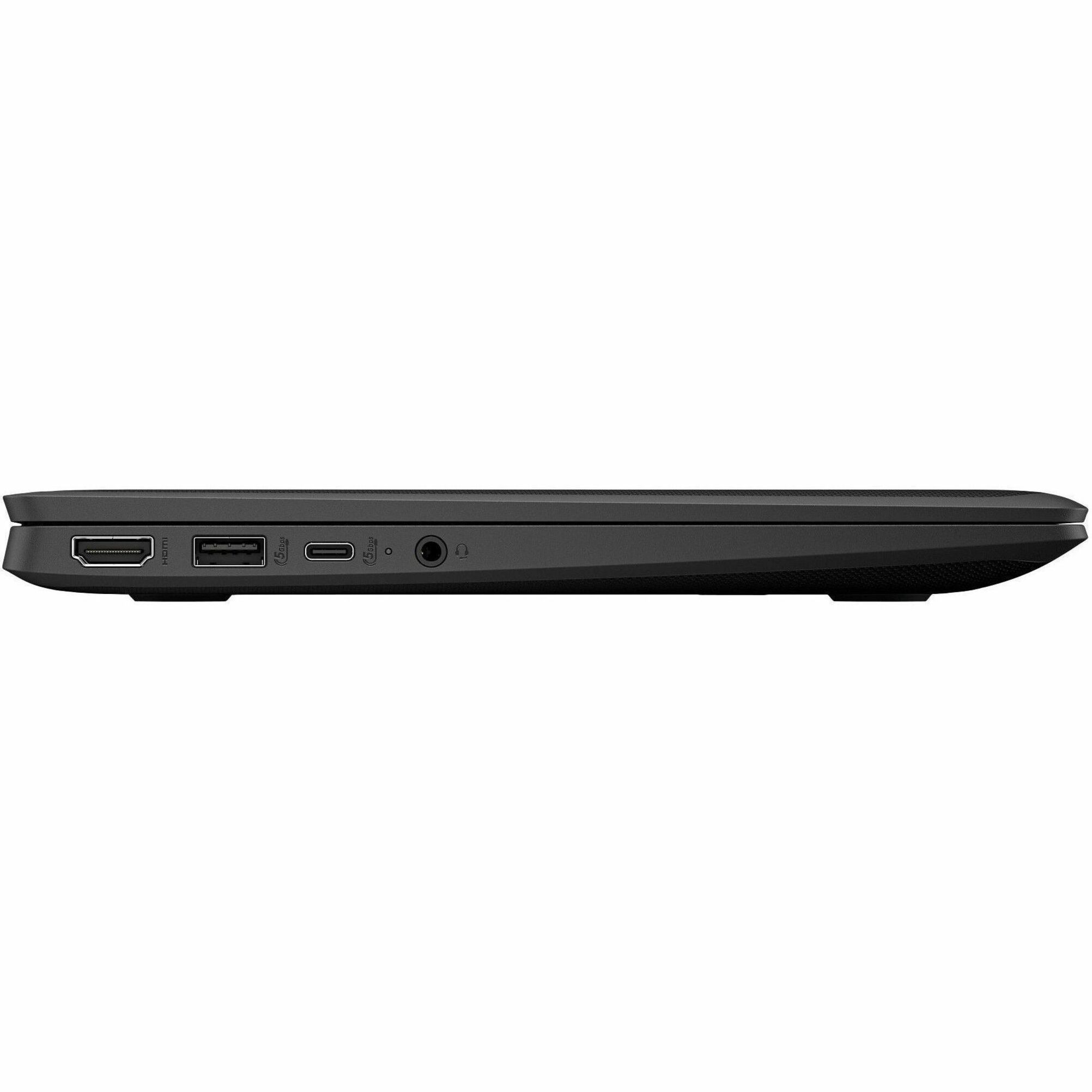 HP Fortis G1m 11.6" Rugged Chromebook - HD - 60 Hz - Octa-core (ARM Cortex A76 + Cortex A55) - 8 GB - 64 GB Flash Memory - English Keyboard - Jet Black - MediaTek Kompanio 520 Chip - 1366 x 768 - ChromeOS - ARM - Front Camera/Webcam - 16 Hours Battery Run Time - IEEE 802.11ax Wireless LAN Standard - Wi-Fi 6 — right