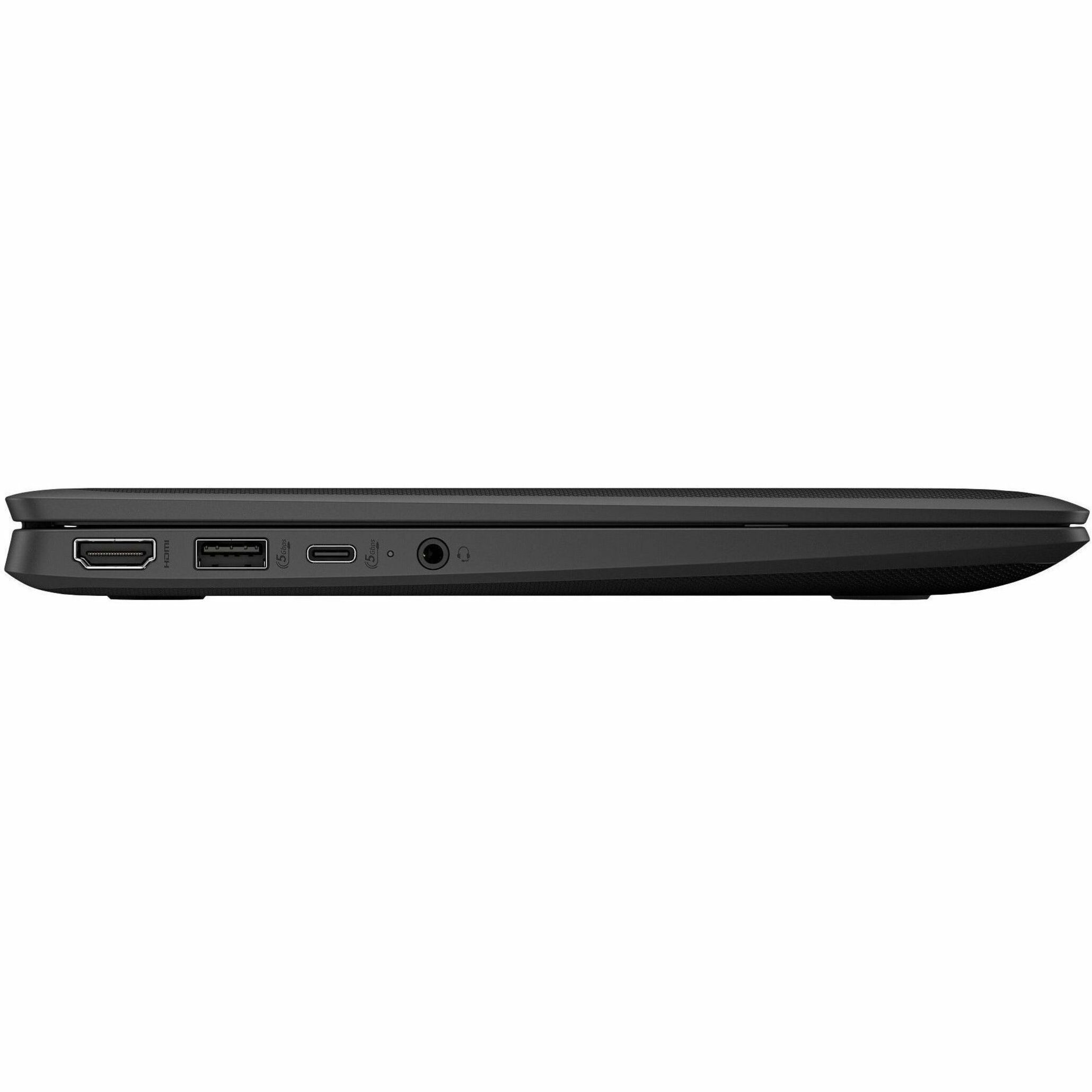 HP Fortis Flip G1m 11.6" Touchscreen Convertible 2 in 1 Chromebook - HD - 60 Hz - Octa-core (ARM Cortex A76 + Cortex A55) - 4 GB - 32 GB Flash Memory - English Keyboard - Jet Black - MediaTek Kompanio 520 Chip - 1366 x 768 - ChromeOS - MediaTek - BrightView - Front Camera/Webcam - 16 Hours Battery Run Time - IEEE 802.11ax Wireless LAN Standard - Wi-Fi 6 — right