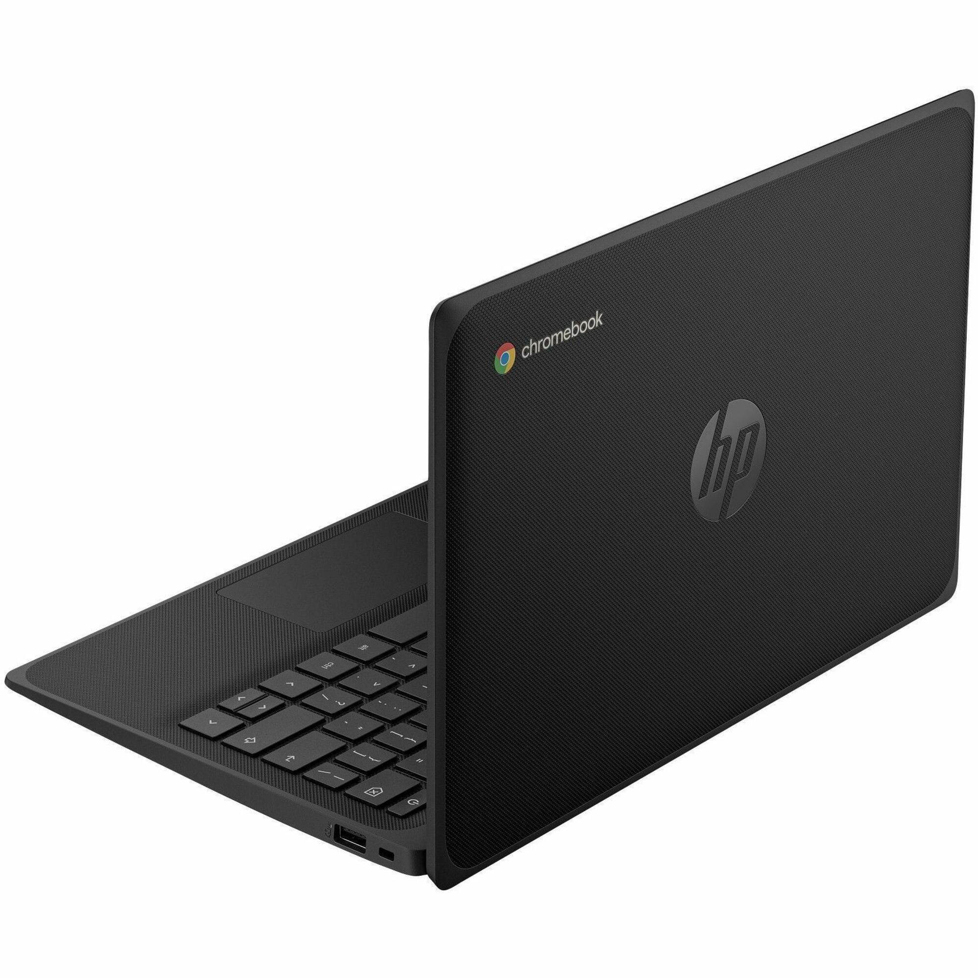 HP Fortis G1m 11.6" Rugged Chromebook - HD - 60 Hz - Octa-core (ARM Cortex A76 + Cortex A55) - 4 GB - 32 GB Flash Memory - English Keyboard - Jet Black - MediaTek Kompanio 520 Chip - 1366 x 768 - ChromeOS - ARM - Front Camera/Webcam - 16 Hours Battery Run Time - IEEE 802.11ax Wireless LAN Standard - Wi-Fi 6 — alternate image3