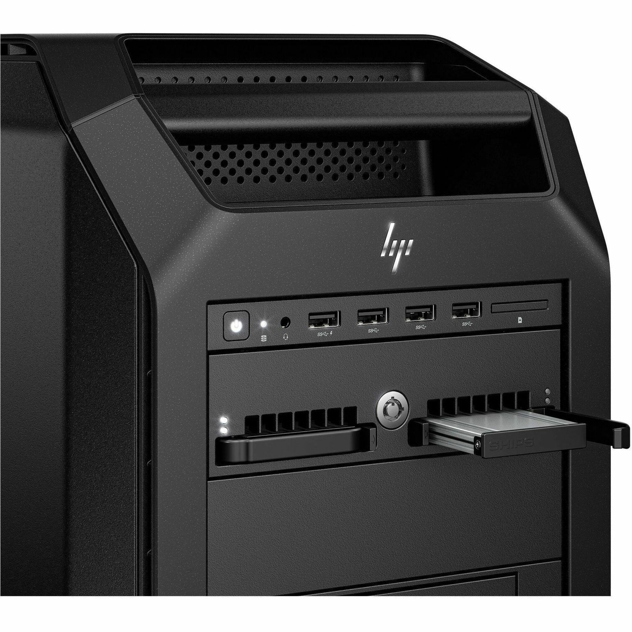 HP Z8 G5 Workstation - Intel Xeon Gold 5520+ - 512 GB - Tower - Black - Intel C741 Chip - Serial ATA/600, NVMe Controller - 0, 1, 5, 10 RAID Levels - Gigabit Ethernet — alternate image2