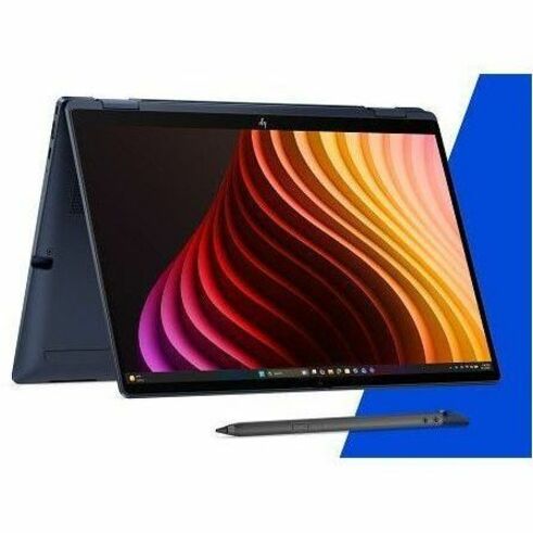 HP EliteBook X Flip G2i 14" Touchscreen Convertible Copilot+ PC 2 in 1 Notebook - 5G - 3K - 120 Hz - Intel Core Ultra X7 358H - 32 GB - 1 TB SSD - English Keyboard - Atmospheric Blue - Intel Chip - LTE, DC-HSPA+, HDPA+, UMTS - 2880 x 1800 - Windows 11 Pro - Intel - In-plane Switching (IPS) Technology - 20.75 Hours Battery Run Time - IEEE 802.11be Wireless LAN Standard - Wi-Fi 7 — alternate image10