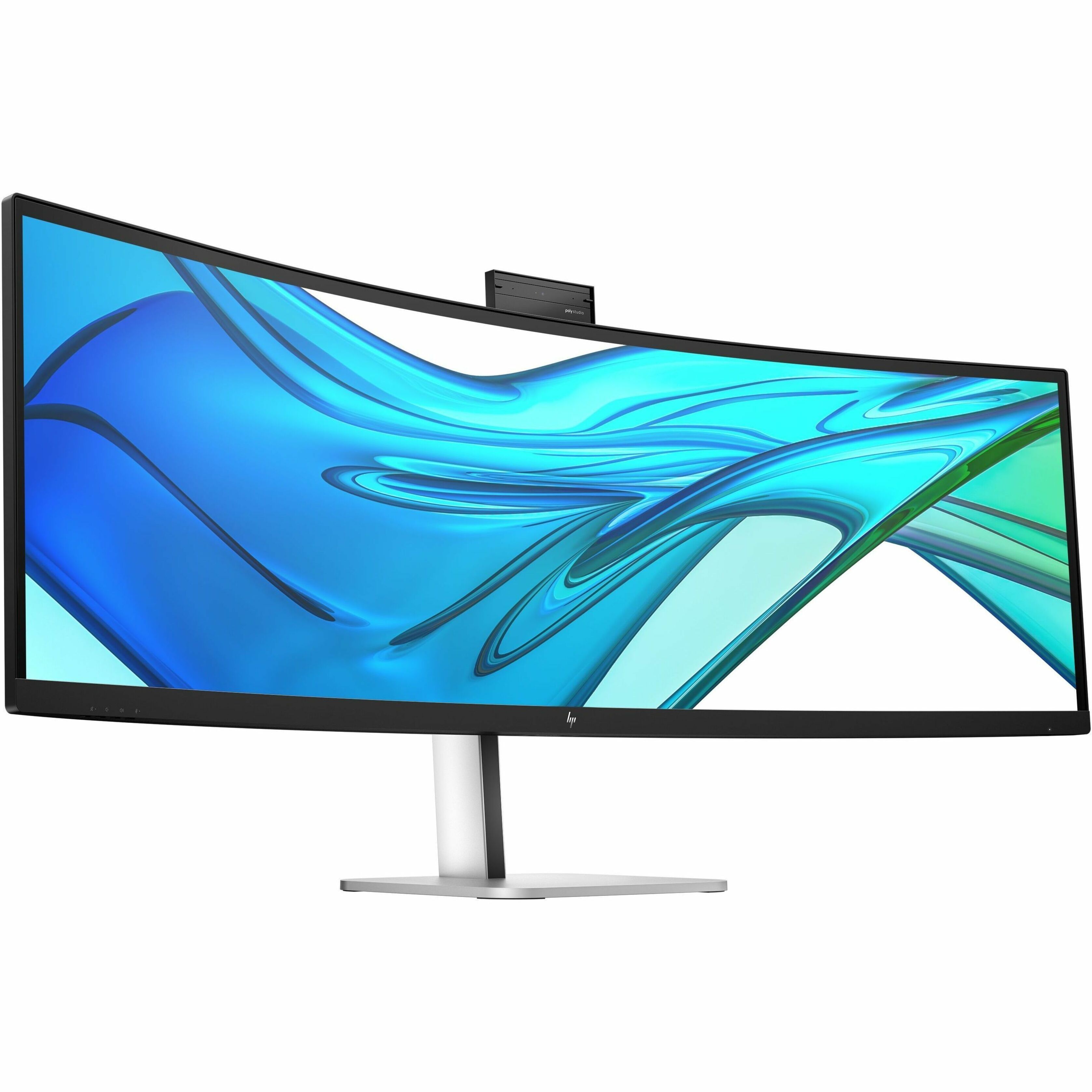 HP 549pm 49" Class Webcam Dual Quad HD (DQHD) Curved Screen LED Monitor