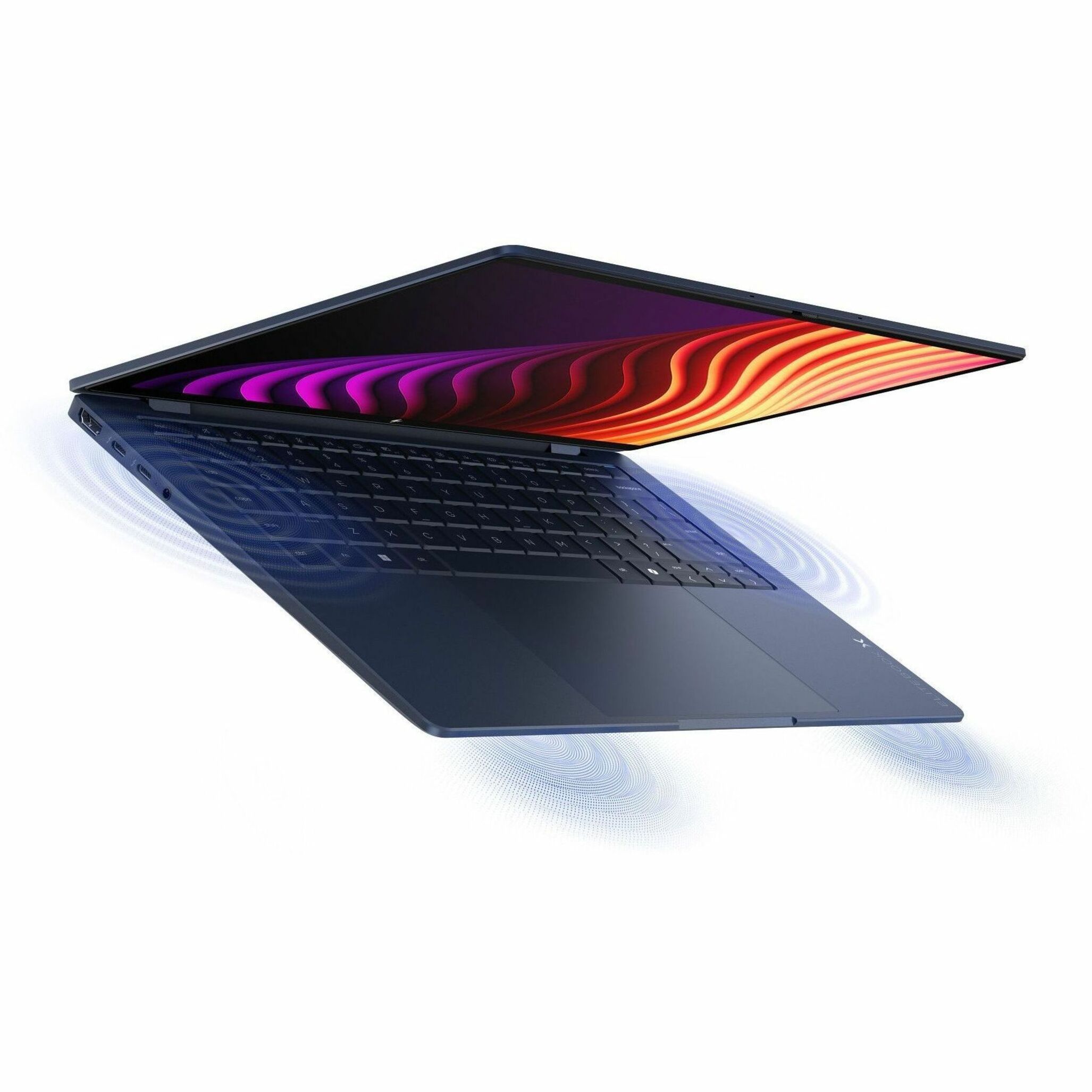 HP EliteBook X G2i 14" Copilot+ PC Notebook - 5G - 2.8K - 120 Hz - Intel Core Ultra X7 358H - 32 GB - 1 TB SSD - French, English Keyboard - Atmospheric Blue - Intel Chip - 2880 x 1800 - Windows 11 Pro - Intel - In-plane Switching (IPS) Technology - IEEE 802.11be Wireless LAN Standard - Wi-Fi 7 — alternate image1