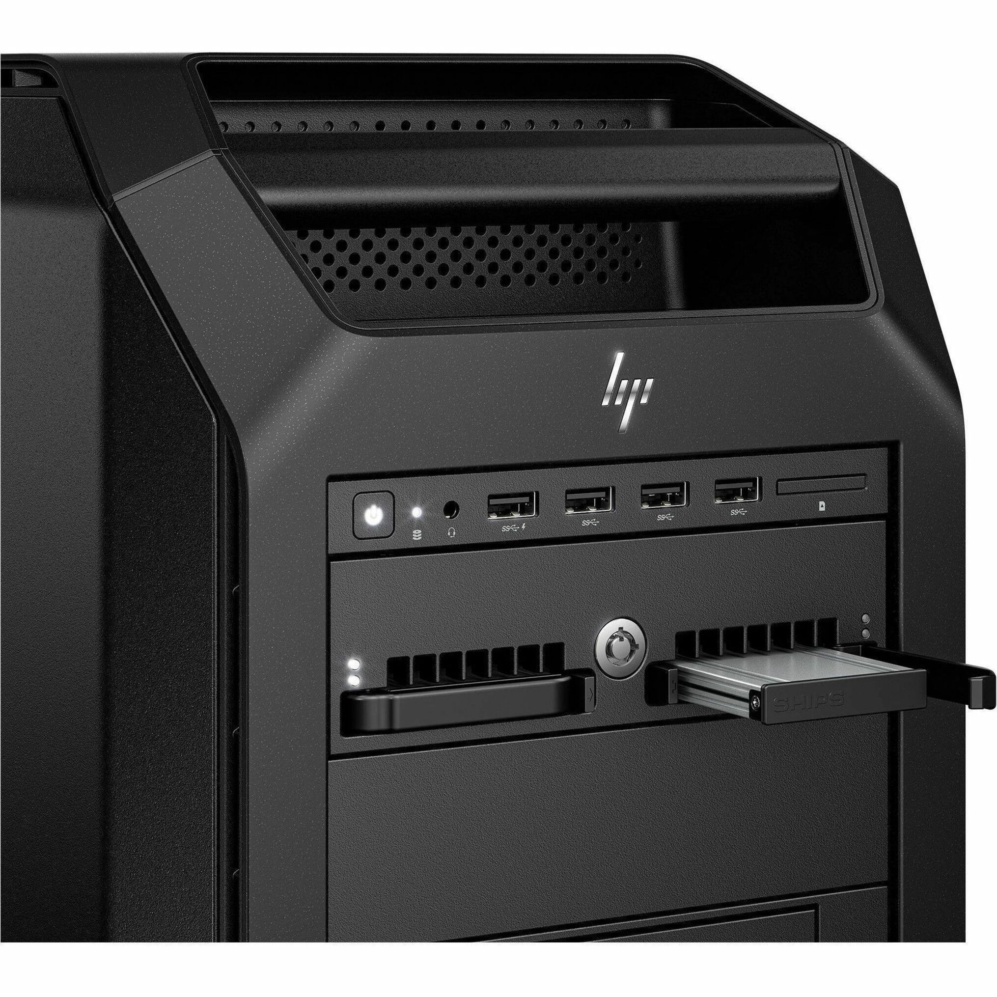 HP Z8 G5 Workstation - Intel Xeon Silver 5th Gen 4514Y - 128 GB - Tower - Black - Intel C741 Chip - NVMe, Serial ATA/600 Controller - 0, 1, 5, 10 RAID Levels - Gigabit Ethernet — alternate image3