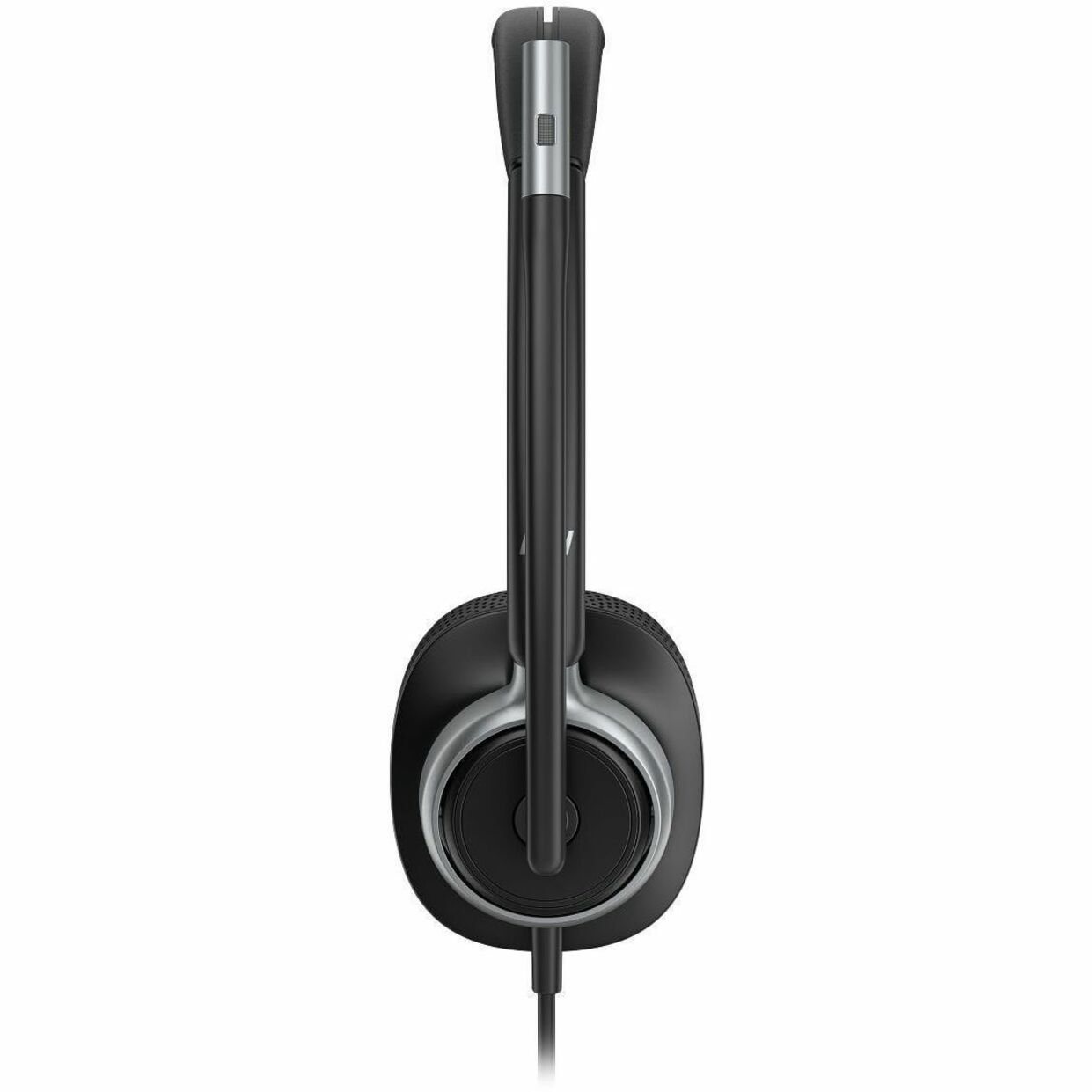 Poly Mission 615 Monaural USB Wired Headset - Microsoft Teams Certification - Mono - USB, USB Type A, USB Type C - Wired - Over-the-head, On-ear - Monaural - Supra-aural - 6.50 ft Cable - Noise Cancelling, Noise Reduction Microphone - Noise Canceling - Black — alternate image2