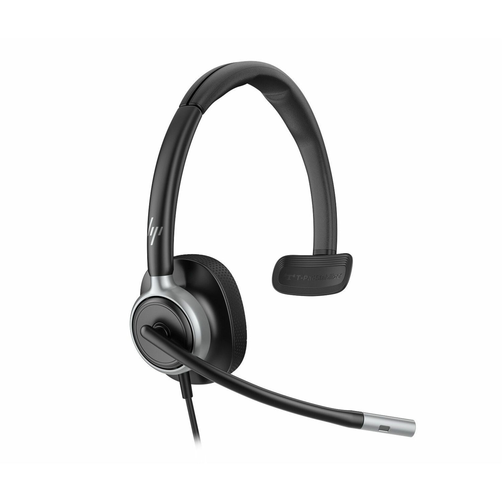 Poly Mission 615 Monaural USB Wired Headset - Microsoft Teams Certification - Mono - USB, USB Type A, USB Type C - Wired - Over-the-head, On-ear - Monaural - Supra-aural - 6.50 ft Cable - Noise Cancelling, Noise Reduction Microphone - Noise Canceling - Black