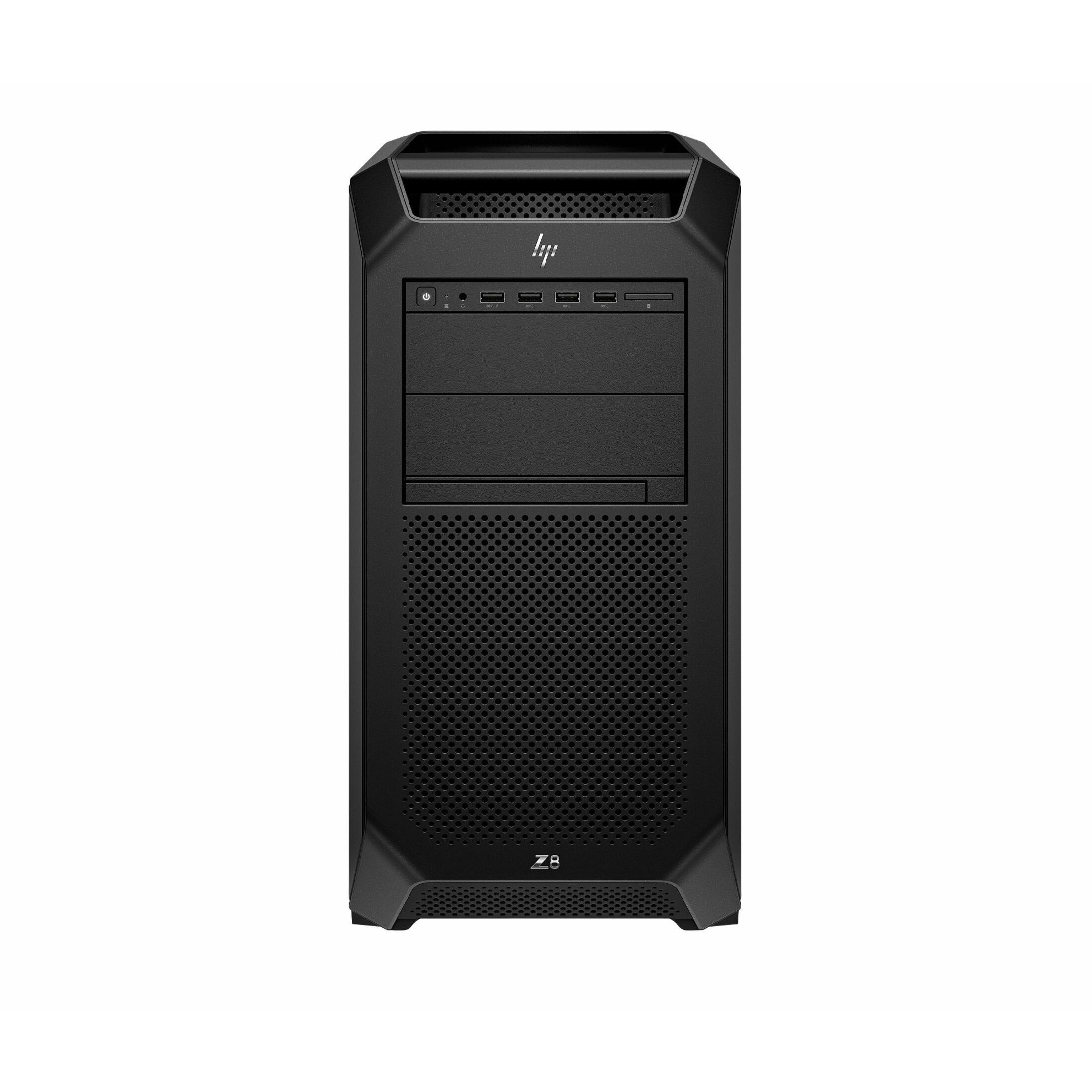 HP Z8 G5 Workstation - Intel Xeon Gold 5th Gen 5520+ - 512 GB - Tower - Black - Intel C741 Chip - NVMe, Serial ATA/600 Controller - 0, 1, 5, 10 RAID Levels - Gigabit Ethernet