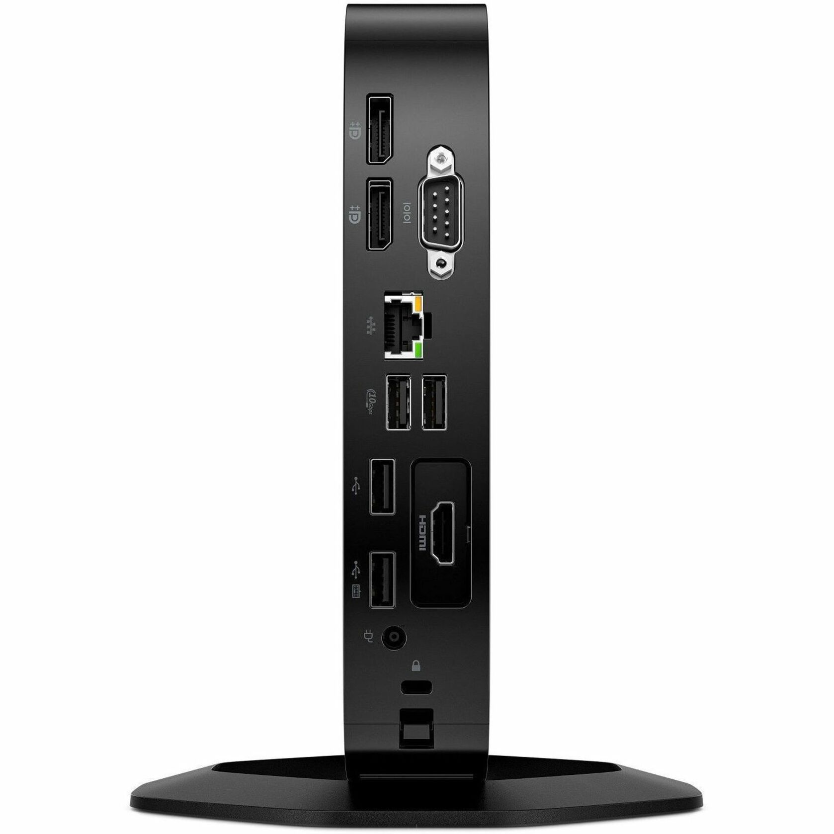 HP ProDesk 5 G1i Thin Client - Intel N-series N97 Quad-core (4 Core) 2 GHz - Intel Chip - 8 GB RAM DDR5 SDRAM - 32 GB Flash - Intel UHD Graphics - Gigabit Ethernet - HP Smart ZeroEnglish) - DisplayPort - Network (RJ-45) - 7 Total USB Port(s) - 2 USB 2.0 Port(s) - USB Type-C - English Keyboard - 65 W — rearmaximum