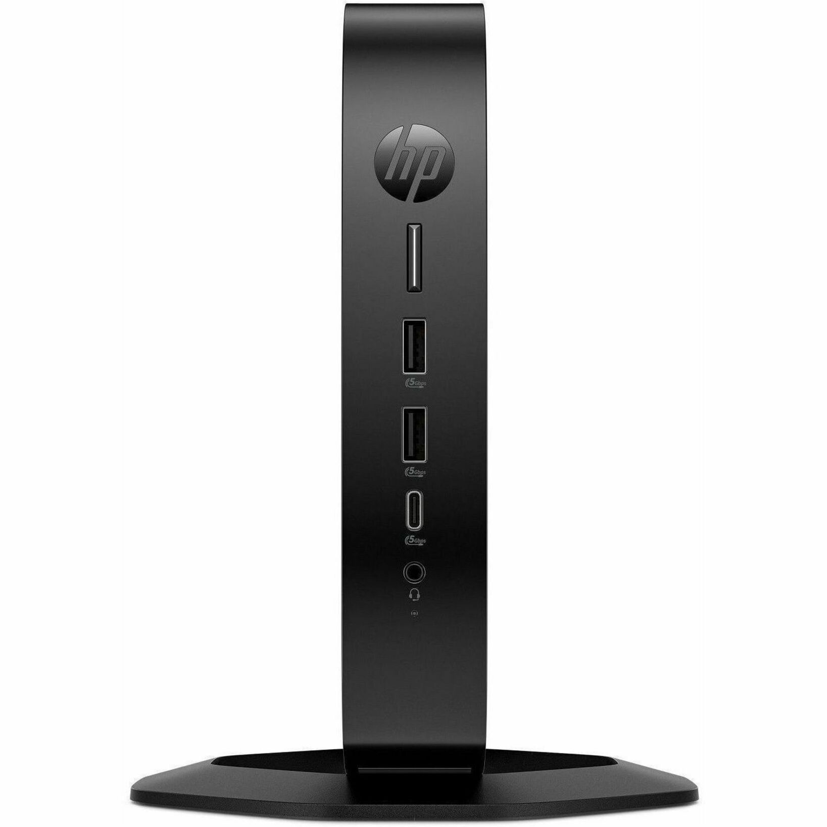 HP ProDesk 5 G1i Thin Client - Intel N-series N97 Quad-core (4 Core) 2 GHz - Intel Chip - 8 GB RAM DDR5 SDRAM - 32 GB Flash - Intel UHD Graphics - Gigabit Ethernet - HP Smart ZeroEnglish) - DisplayPort - Network (RJ-45) - 7 Total USB Port(s) - 2 USB 2.0 Port(s) - USB Type-C - English Keyboard - 65 W — frontmaximum