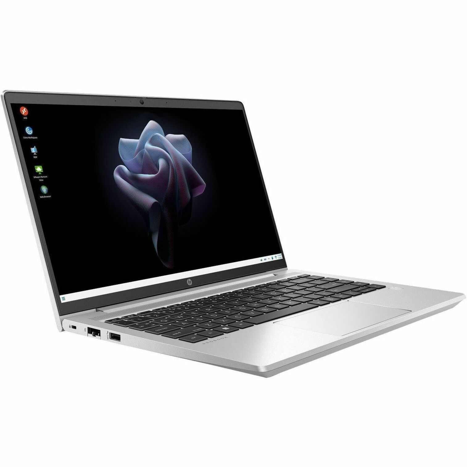 HP Pro mt440 G3 14" Thin Client Notebook - Full HD - Intel Celeron 7305 - 16 GB - 512 GB SSD - French, English Keyboard - Pike Silver Aluminum - Intel Chip - 1920 x 1080 - ThinPro - Intel - In-plane Switching (IPS) Technology - Front Camera/Webcam - IEEE 802.11ax Wireless LAN Standard - Wi-Fi 6E — alternate image2
