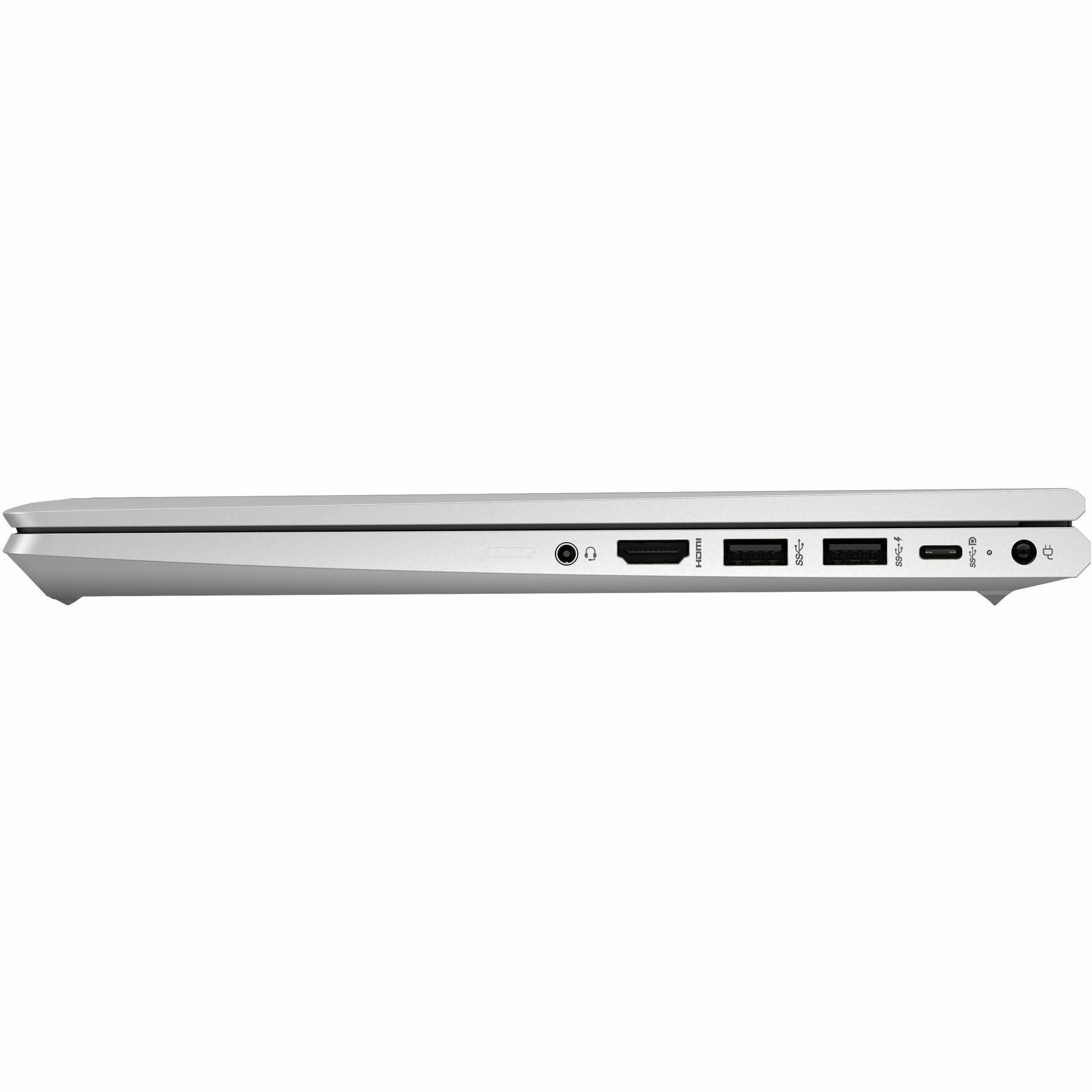 HP Pro mt440 G3 14" Thin Client Notebook - Full HD - Intel Celeron 7305 - 16 GB - 512 GB SSD - French, English Keyboard - Pike Silver Aluminum - Intel Chip - 1920 x 1080 - ThinPro - Intel - In-plane Switching (IPS) Technology - Front Camera/Webcam - IEEE 802.11ax Wireless LAN Standard - Wi-Fi 6E — leftmaximum