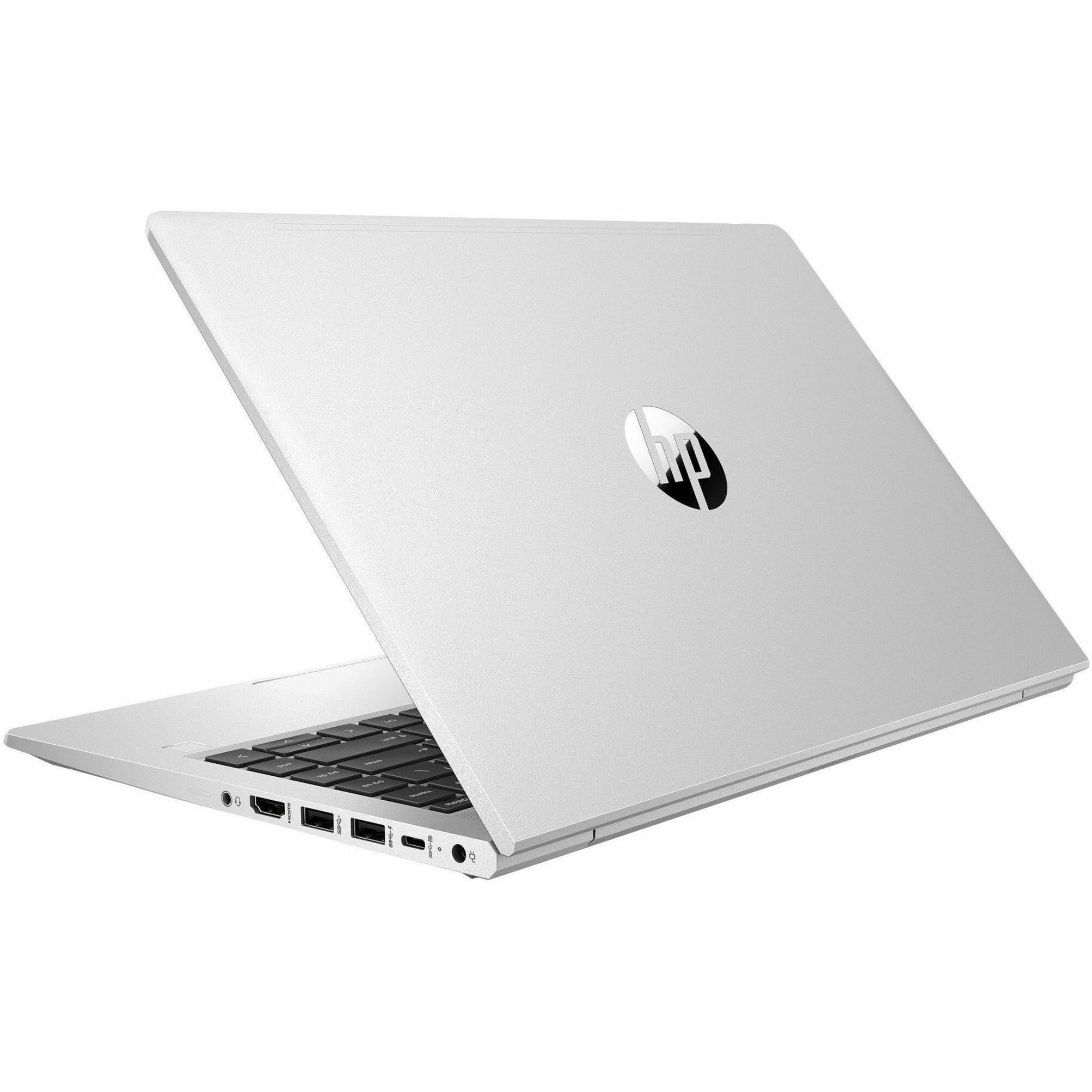 HP Pro mt440 G3 14" Thin Client Notebook - Full HD - Intel Celeron 7305 - 16 GB - 512 GB SSD - French, English Keyboard - Pike Silver Aluminum - Intel Chip - 1920 x 1080 - ThinPro - Intel - In-plane Switching (IPS) Technology - Front Camera/Webcam - IEEE 802.11ax Wireless LAN Standard - Wi-Fi 6E — rear