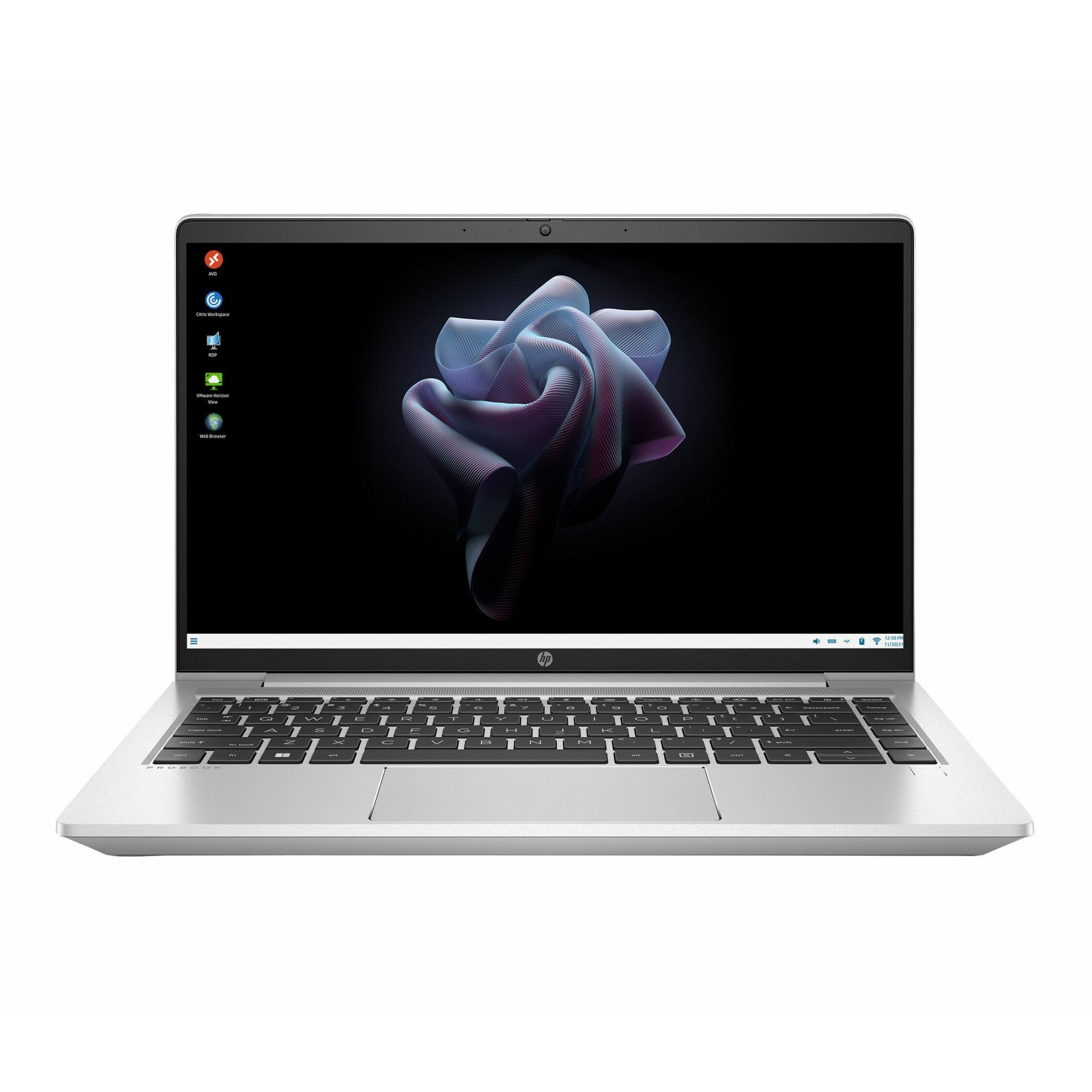 HP Pro mt440 G3 14" Thin Client Notebook - HD - Intel Celeron 7305 - 8 GB - 640 GB SSD - French, English Keyboard - Pike Silver Aluminum - Intel Chip - 1366 x 768 - Windows 10 IoT Enterprise - Intel - In-plane Switching (IPS) Technology - Front Camera/Webcam - IEEE 802.11ax Wireless LAN Standard - Wi-Fi 6E