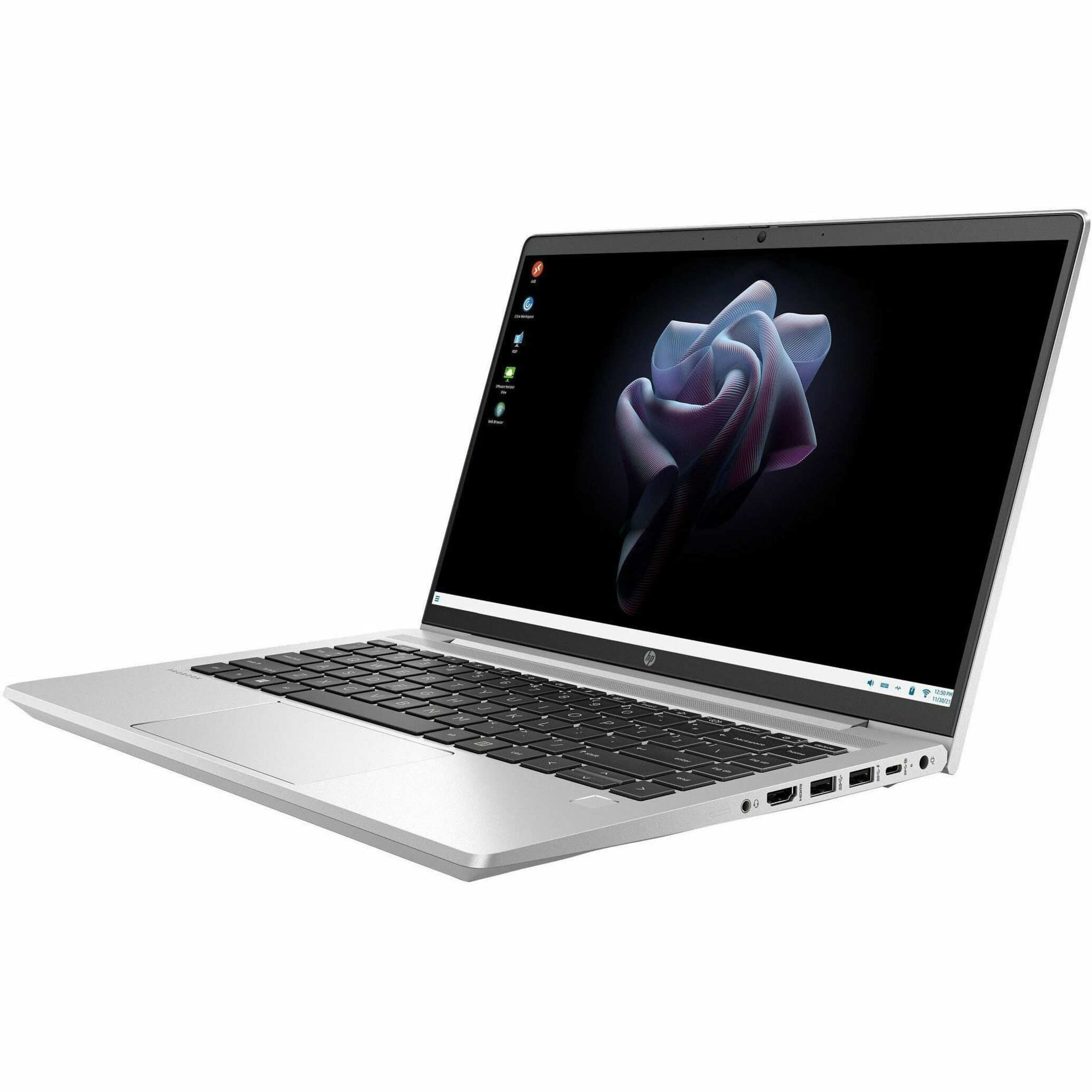 HP Pro mt440 G3 14" Thin Client Notebook - Full HD - Intel Celeron 7305 - 16 GB - 512 GB SSD - French, English Keyboard - Intel Chip - 1920 x 1080 - ThinPro - Intel - In-plane Switching (IPS) Technology - Front Camera/Webcam - IEEE 802.11ax Wireless LAN Standard - Wi-Fi 6 — alternate image1
