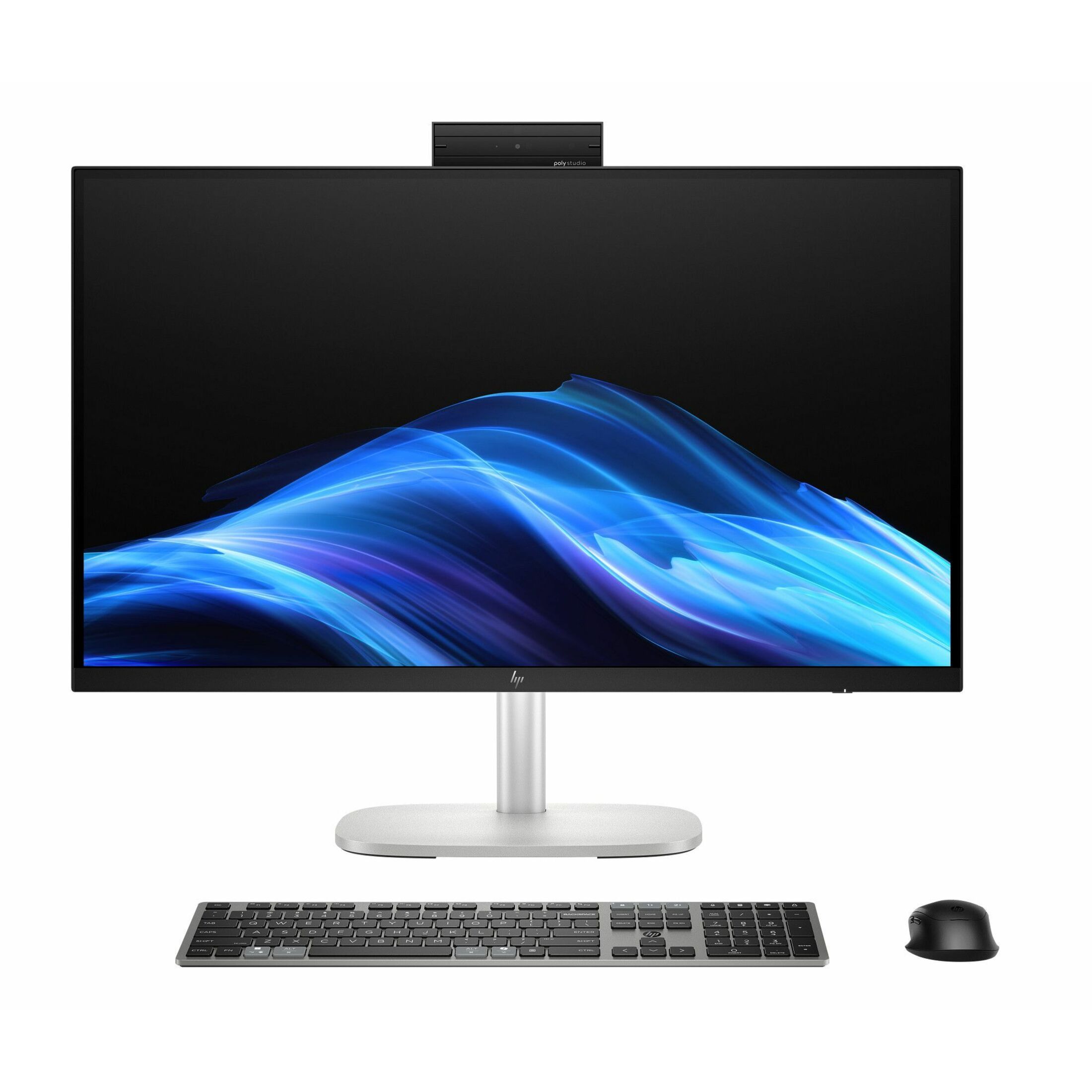 HP EliteStudio 8 AiO G1i All-in-One Computer - Intel Core Ultra 7 265 - vPro Technology - 32 GB - 512 GB PCI Express NVMe 4.0 x4 SSD - 27" QHD Touchscreen - Desktop - Pike Silver - Intel Q870 Chip - 2560 x 1440 - Windows 11 Pro - Intel DDR5 SDRAM - French Keyboard - Wi-Fi 7 (IEEE 802.11be) - 280 W