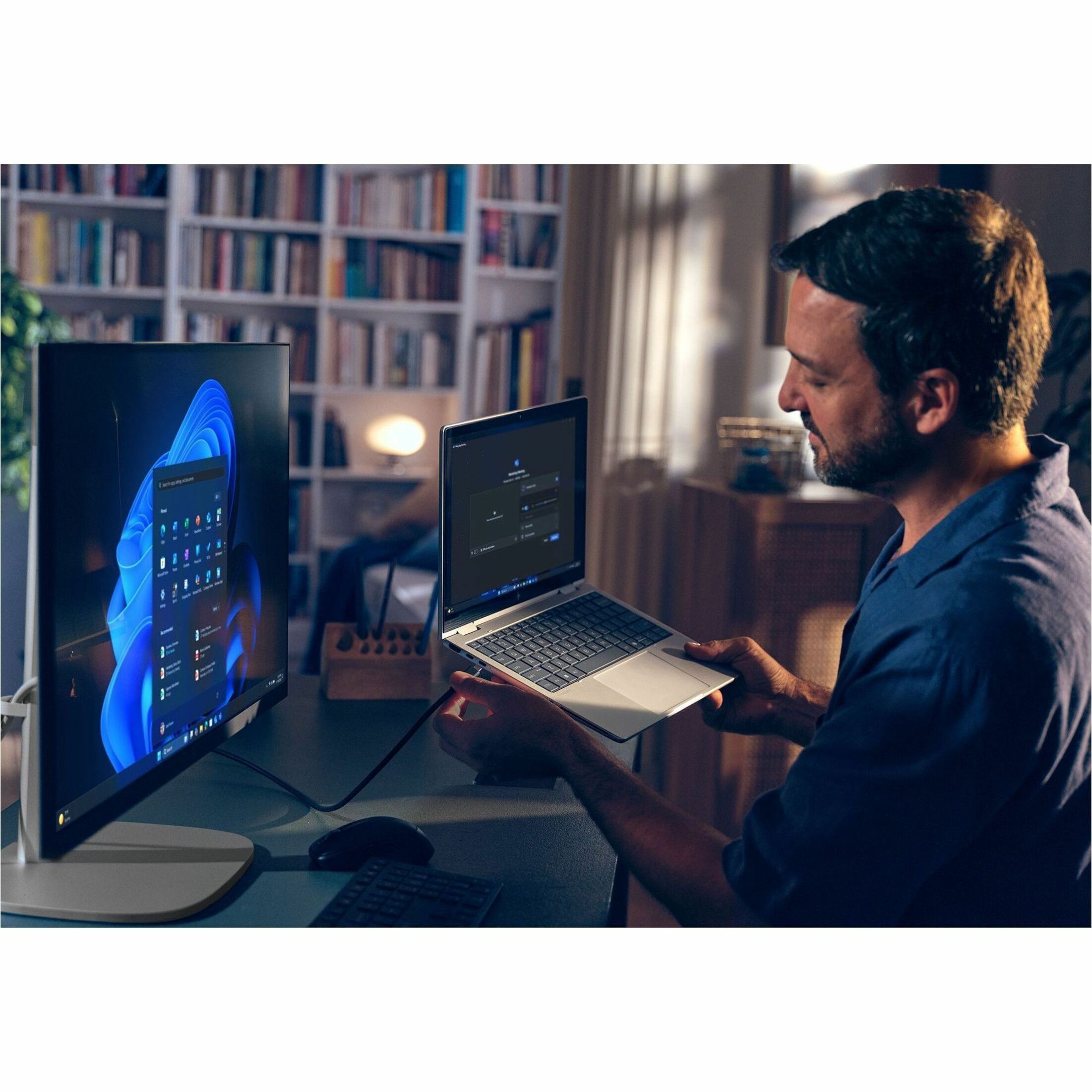 HP EliteStudio 8 AiO G1i All-in-One Computer - Intel Core Ultra 5 235 - 16 GB - 512 GB PCI Express NVMe 4.0 x4 SSD - 23.8" Full HD Touchscreen - Desktop - Pike Silver - Intel Q870 Chip - 1920 x 1080 - Windows 11 Pro - Intel DDR5 SDRAM - French Keyboard - Wi-Fi 7 (IEEE 802.11be) - 280 W — alternate image12