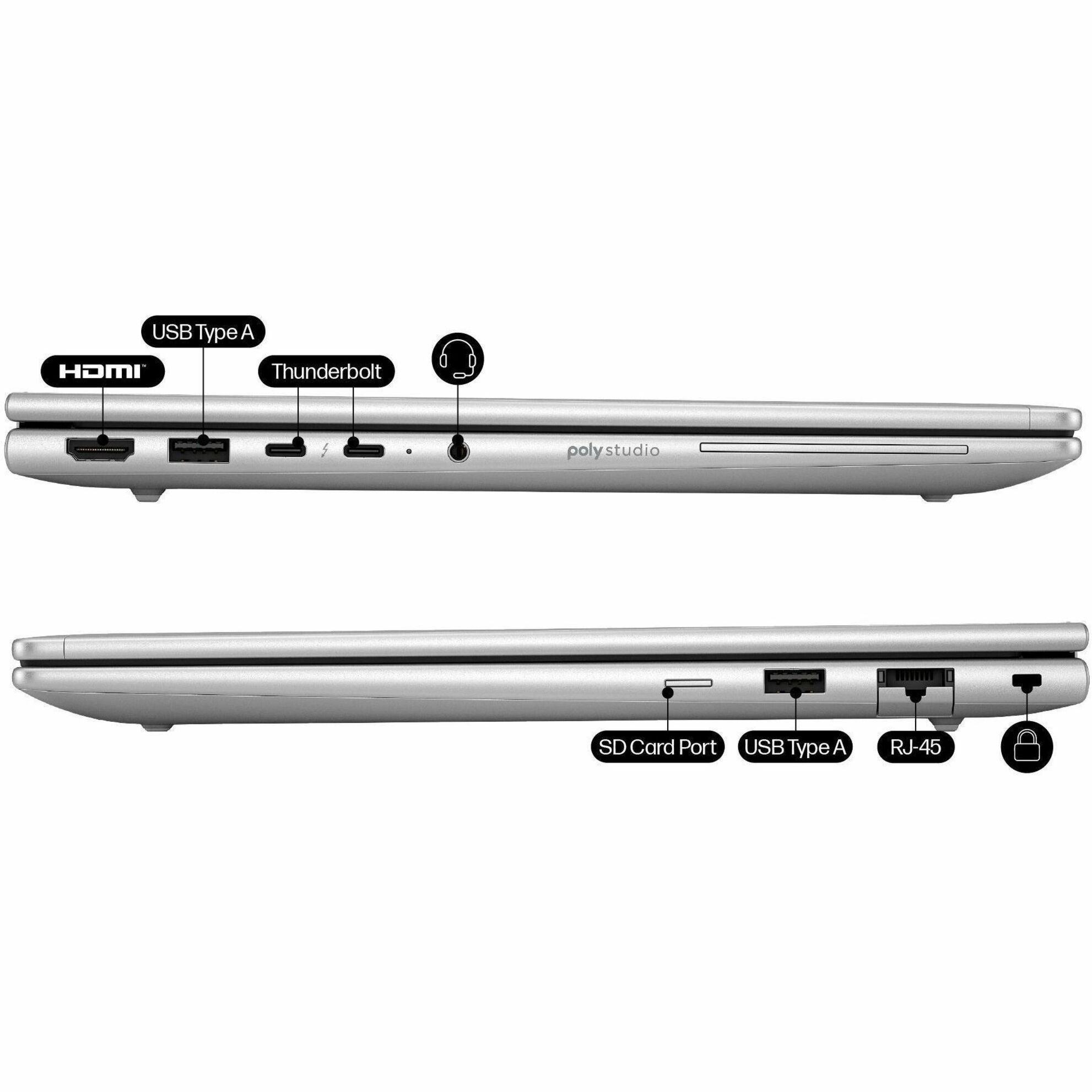 HP EliteBook 6 G1i 14" Notebook - Intel Core Ultra 5 Series 2 235U - 16 GB - 512 GB SSD - Intel Chip — alternate image11