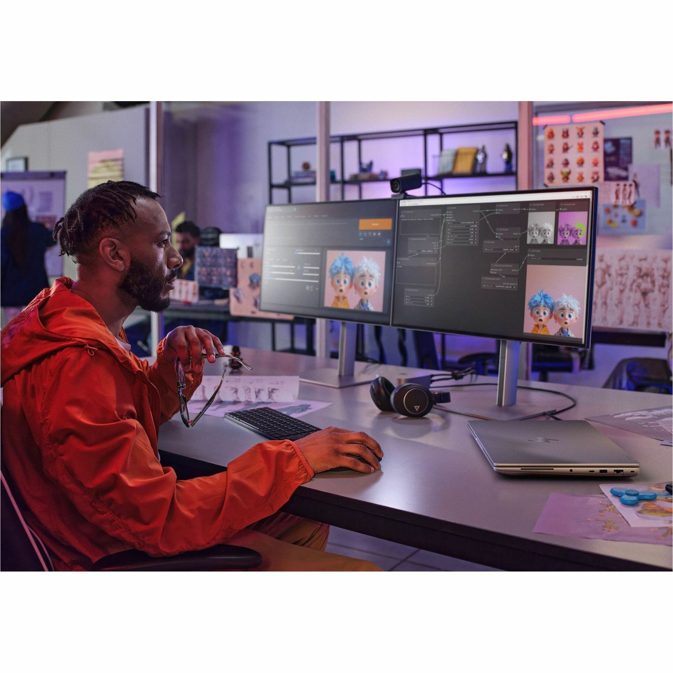 HP ZBook Fury G1i 16" Mobile Workstation - Intel Core Ultra 7 265HX - 64 GB - 4 TB SSD - Smart Card Reader - Intel Chip - IEEE 802.11be Wireless LAN Standard - Wi-Fi 7 — alternate image1