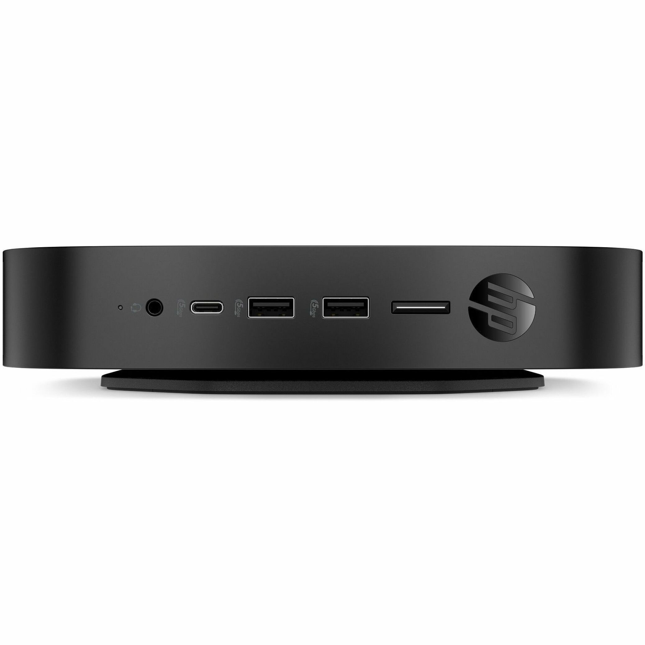 HP ProDesk 5 G1i Thin Client - Intel N-series N97 Quad-core (4 Core) 2 GHz - Intel Chip - 16 GB RAM DDR5 SDRAM - 128 GB Flash - Intel UHD Graphics - Gigabit Ethernet - Windows 11French) - DisplayPort - Network (RJ-45) - 7 Total USB Port(s) - 2 USB 2.0 Port(s) - USB Type-C - French Keyboard - 65 W — frontmaximum