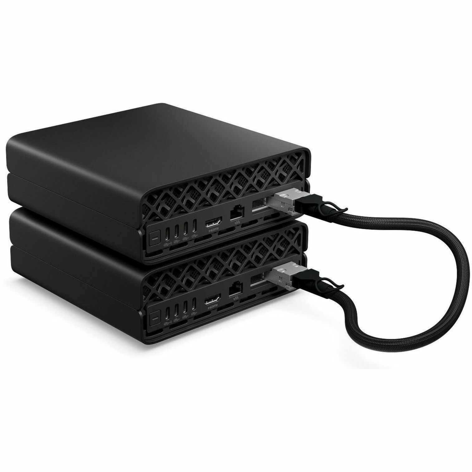 HP ZGX G1n Workstation - ARM Cortex X925 - 128 GB - 4 TB SSD - Mini PC - Black - TAA Compliant - NVIDIA GB10 Grace Blackwell Superchip Chip - DGX OS - NVIDIA Graphics - 10 Gigabit Ethernet, 200 Gigabit Ethernet — alternate image1
