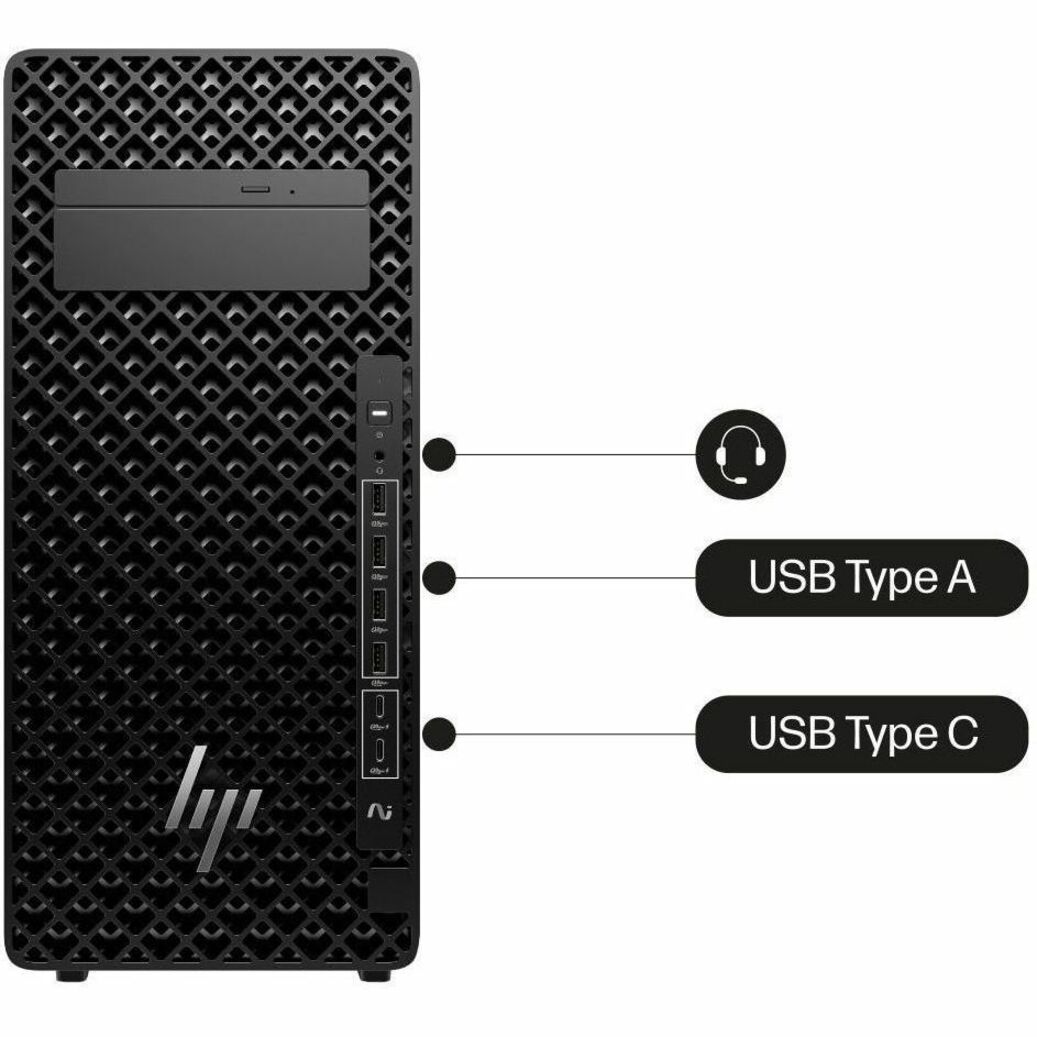 HP Z2 G1i Workstation - 1 x Intel Core Ultra 9 285K - 64 GB - Tower - Intel W880 Chip - NVMe, Serial ATA/600 Controller - 0, 1, 5, 10 RAID Levels - Gigabit Ethernet — alternate image11