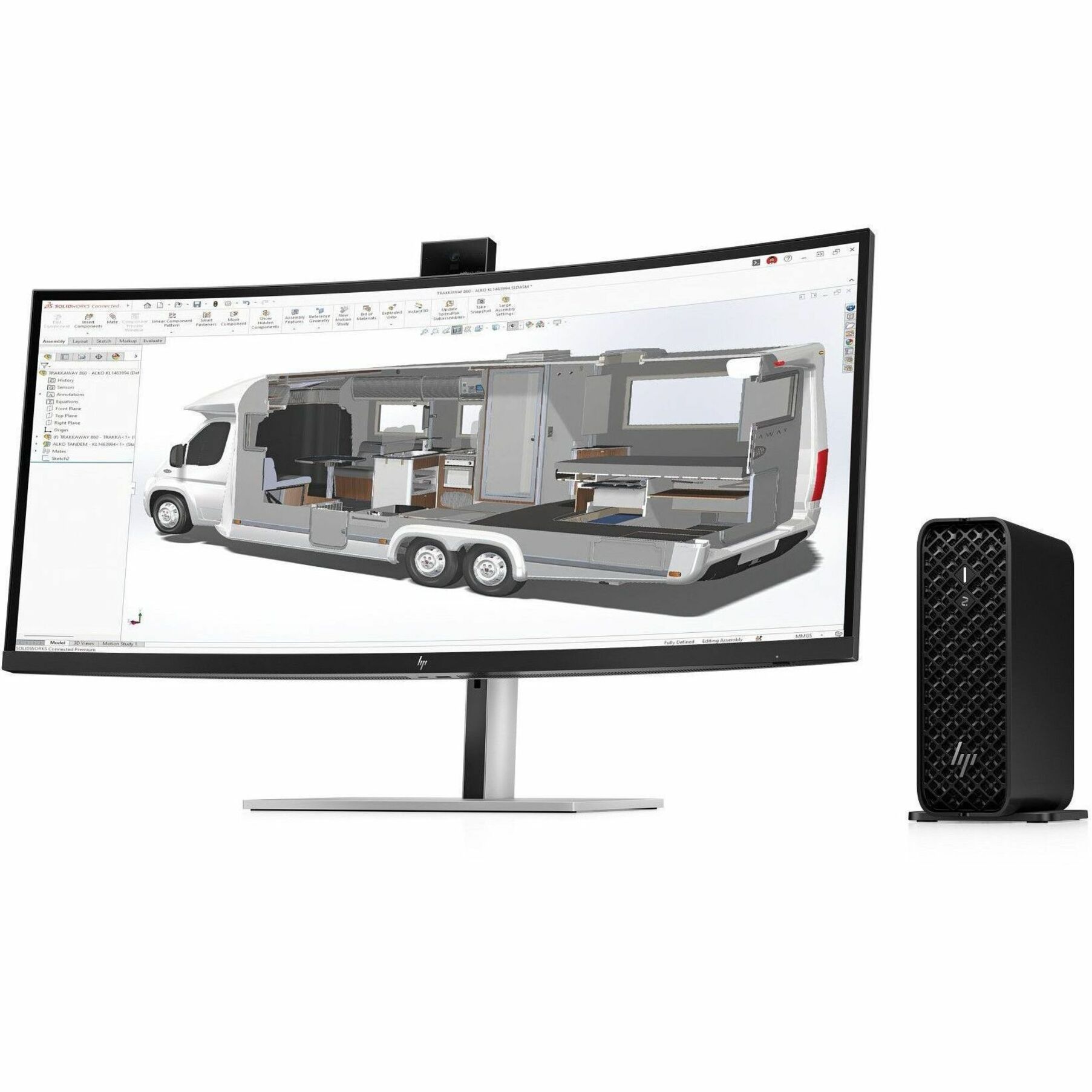HP Z2 Mini G1i Workstation - 1 x Intel Core Ultra 7 265 - 32 GB - 1 TB SSD - Mini PC - Intel W880 Chip - NVMe Controller - 0, 1 RAID Levels - Gigabit Ethernet — alternate image2