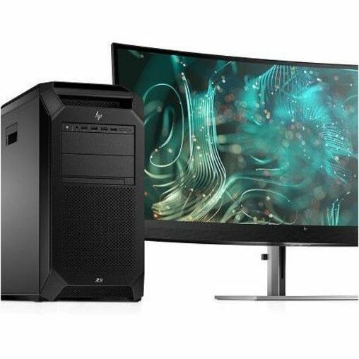 HP Z8 G5 Workstation - Intel Xeon Gold 5th Gen 5520+ - 64 GB - Tower - Black - Intel C741 Chip - NVMe, Serial ATA/600 Controller - 0, 1, 5, 10 RAID Levels - Gigabit Ethernet — alternate image1