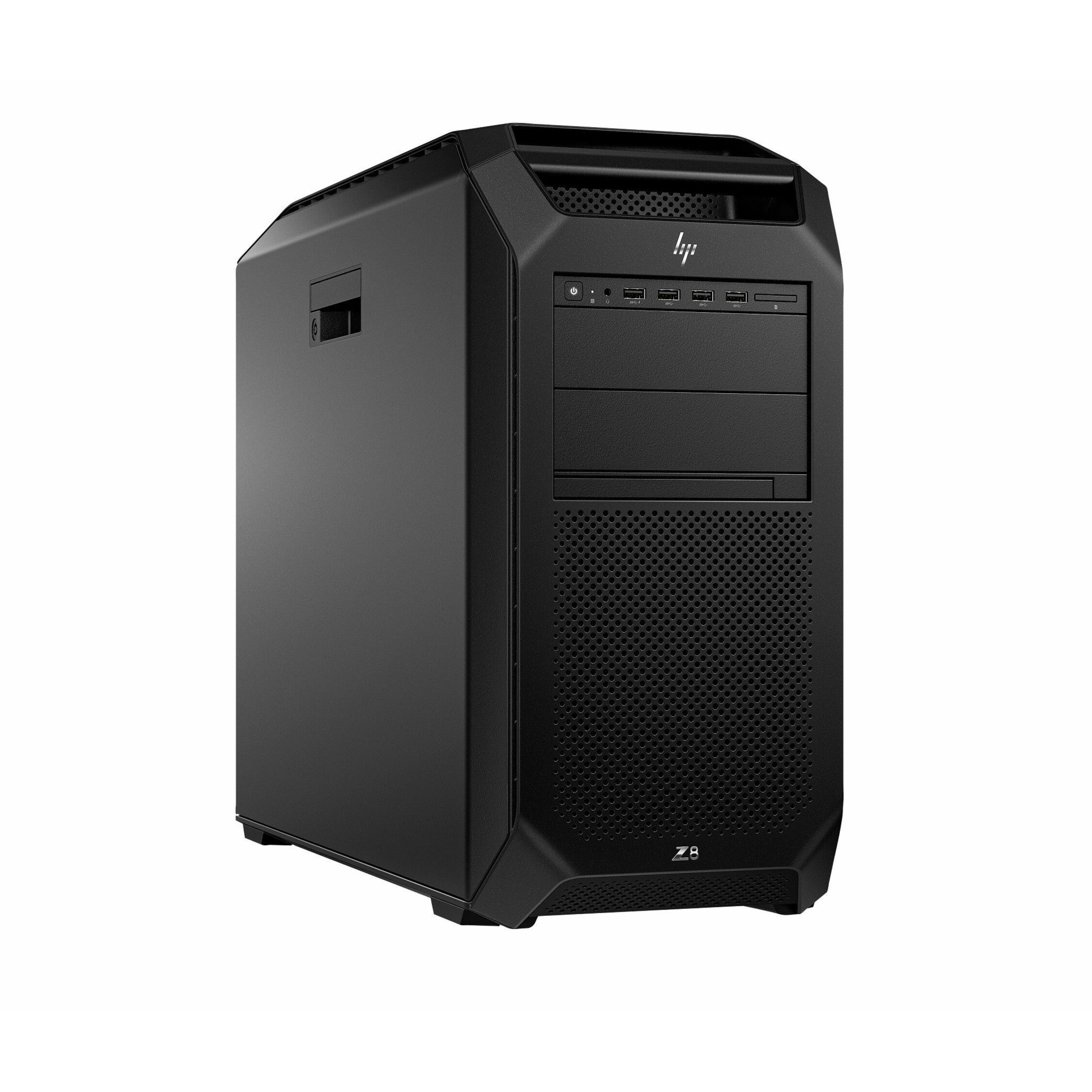 HP Z8 G5 Workstation - Intel Xeon Gold 5th Gen 6530 - 128 GB - Tower - Black - Intel C741 Chip - NVMe, Serial ATA/600 Controller - 0, 1, 5, 10 RAID Levels - Gigabit Ethernet