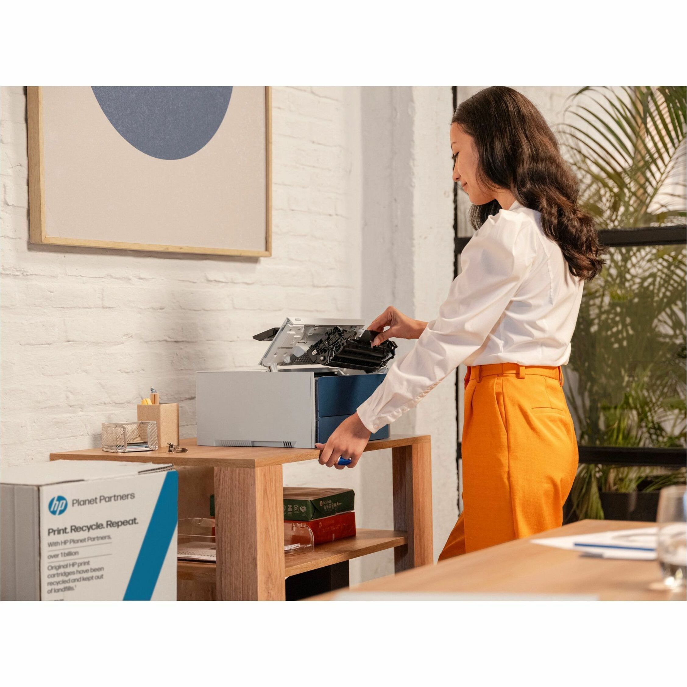 HP LaserJet Pro 4006dw Wired/Wireless Laser Printer - Monochrome - 80 ppm Mono - 1200 x 1200 dpi class - Auto/Manual Duplex Print - 350 Sheets Input - Ethernet - Wireless LAN - Apple AirPrint, Mopria - 80000 Pages Duty Cycle - Gigabit Ethernet - USB — alternate image11