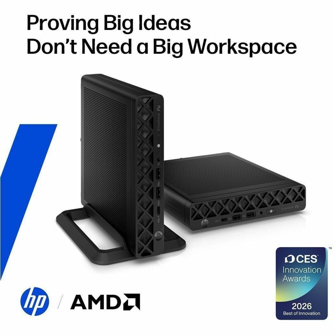 HP EliteDesk 8 G1a Desktop Computer - AMD Ryzen 5 Ryzen 200 Series 220 - 16 GB - 512 GB PCI Express NVMe SSD - Mini PC - AMD Chip - AMD Radeon 740M DDR5 SDRAM — alternate image10