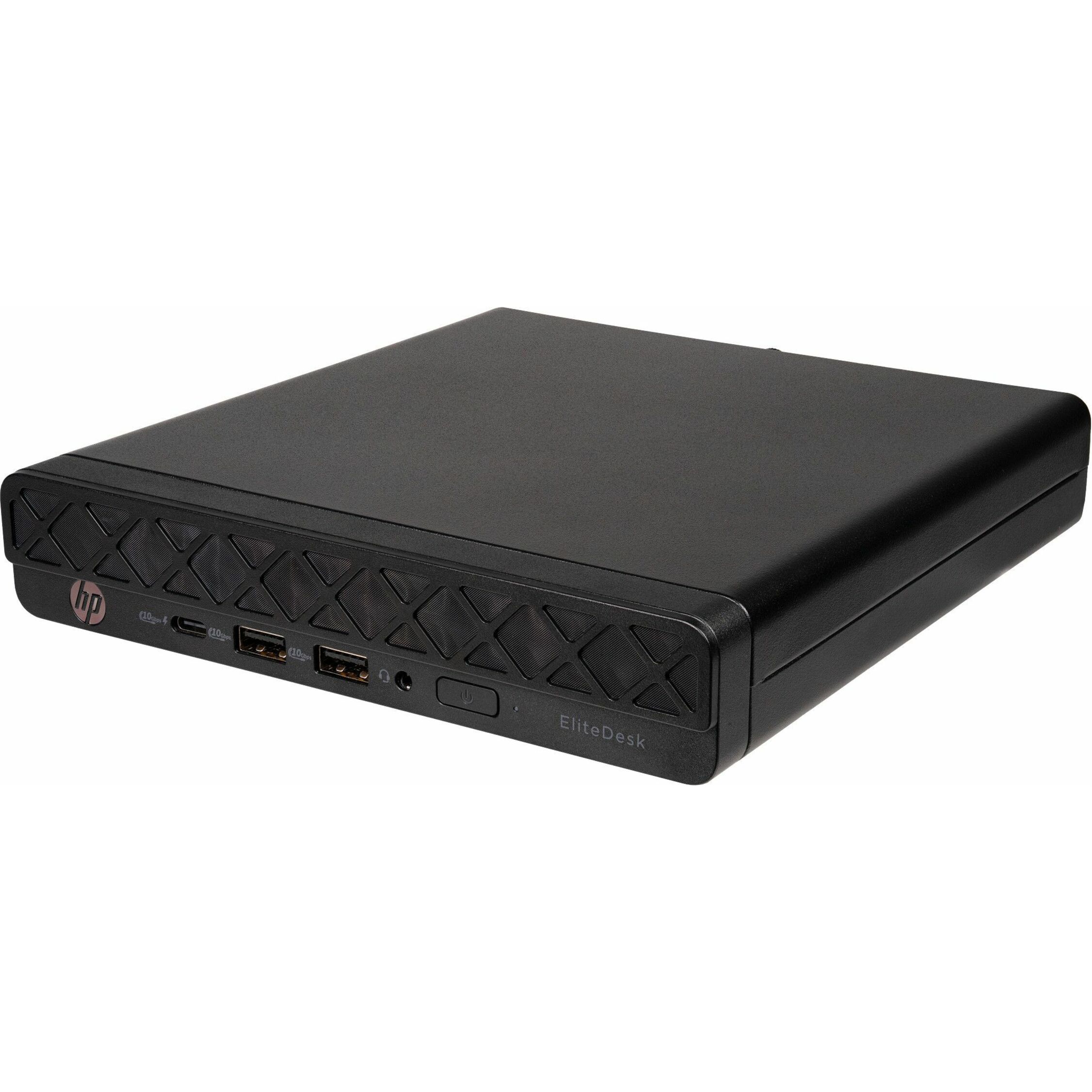 HP EliteDesk 8 G1a Desktop Computer - AMD Ryzen 5 Ryzen 200 Series 220 - 16 GB - 512 GB PCI Express NVMe SSD - Mini PC - AMD Chip - AMD Radeon 740M DDR5 SDRAM