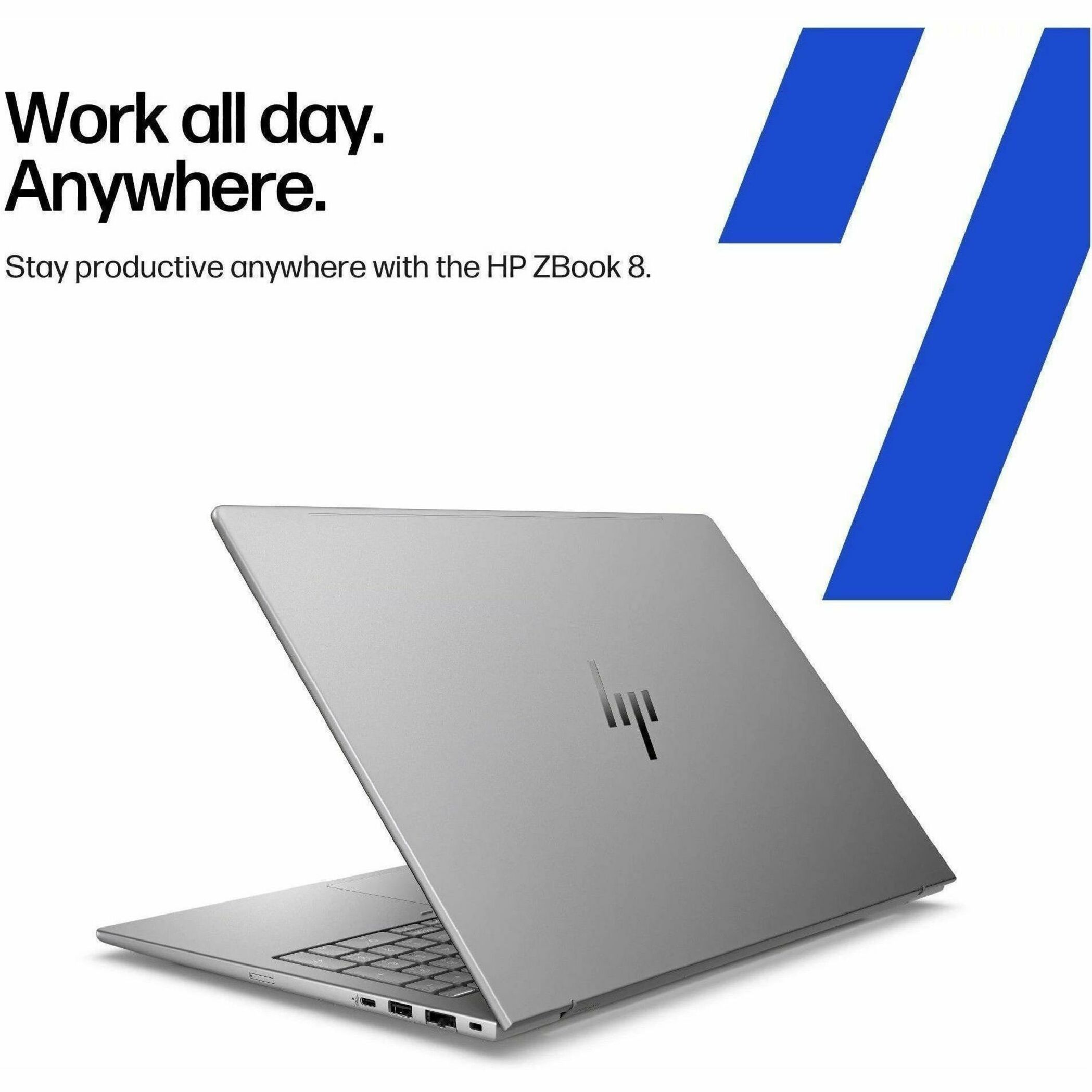HP ZBook 8 G1i 14" Mobile Workstation - Intel Core Ultra 7 Series 2 265H - 32 GB - 1 TB SSD - Intel Chip — alternate image1