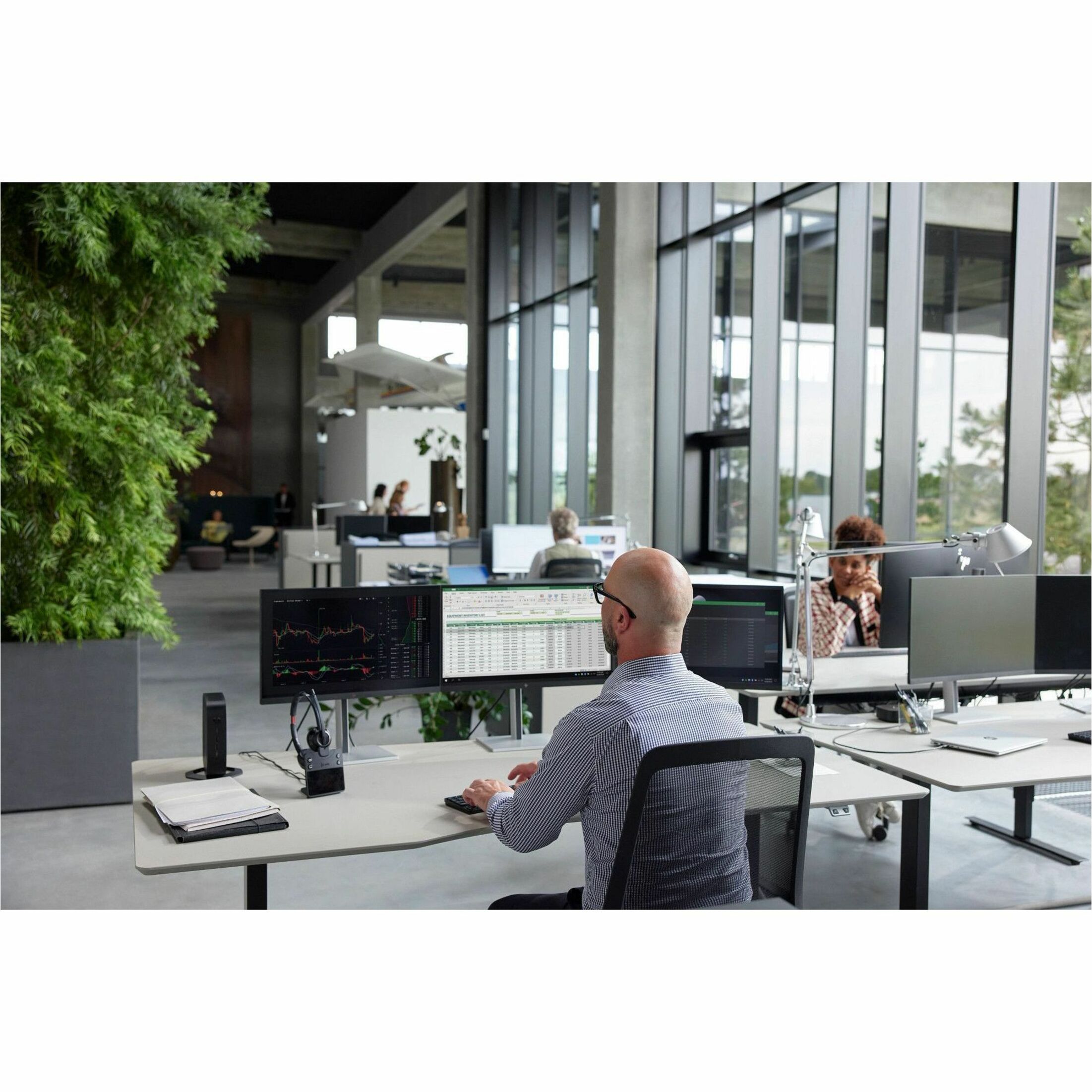 HP Elite t755 Thin Client - AMD Ryzen V2546 Hexa-core (6 Core) 3 GHz - TAA Compliant - AMD Chip - 16 GB RAM DDR4 SDRAM - 256 GB Flash - AMD - Gigabit Ethernet - DisplayPort - Network (RJ-45) - 7 Total USB Port(s) - 2 USB 2.0 Port(s) - USB Type-C - 90 W — alternate image4