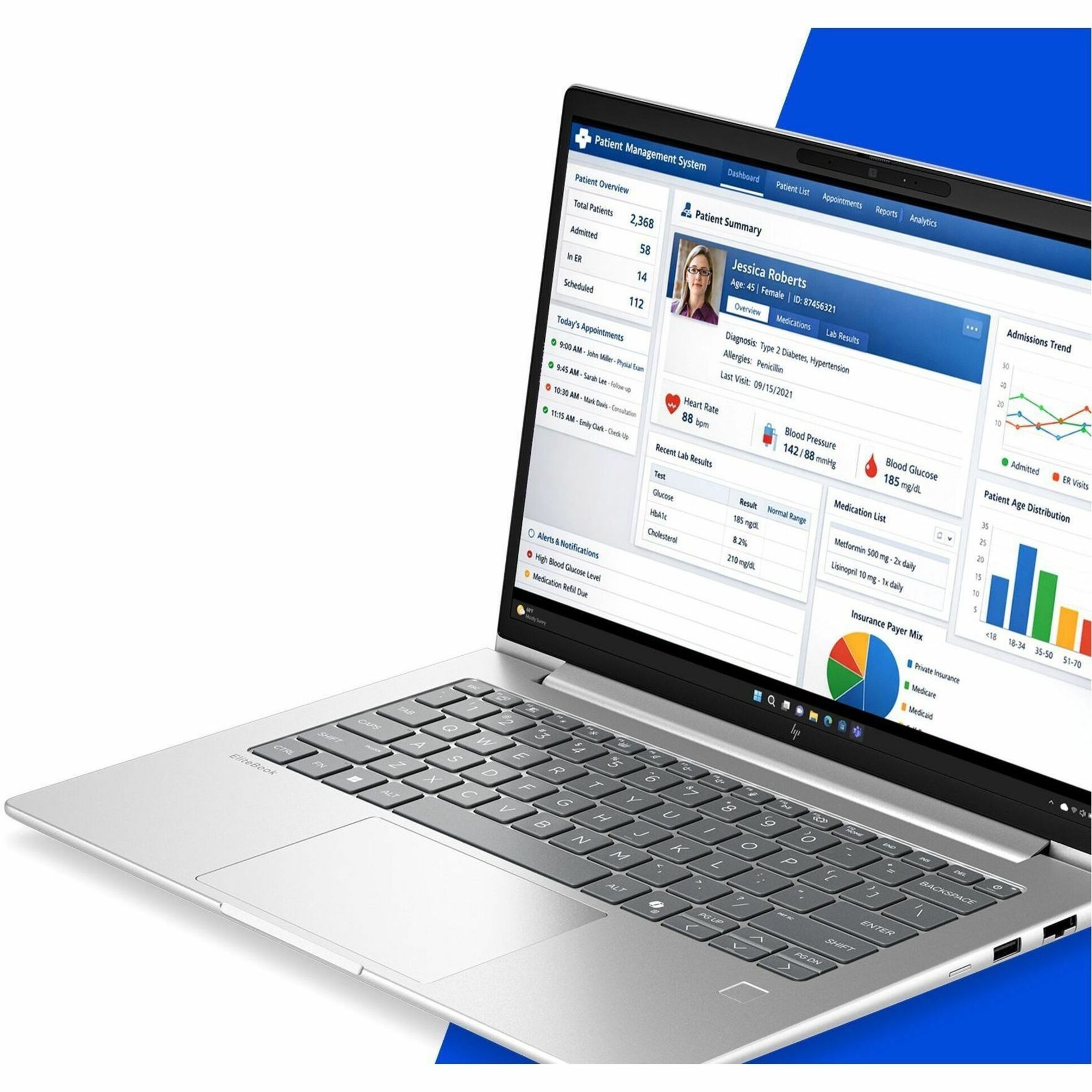 HP EliteBook 6 G2iR 14" Notebook - Intel Core Ultra 5 Series 2 236V - 16 GB - 512 GB SSD - Intel Chip - Intel - IEEE 802.11be Wireless LAN Standard - Wi-Fi 7 — alternate image12