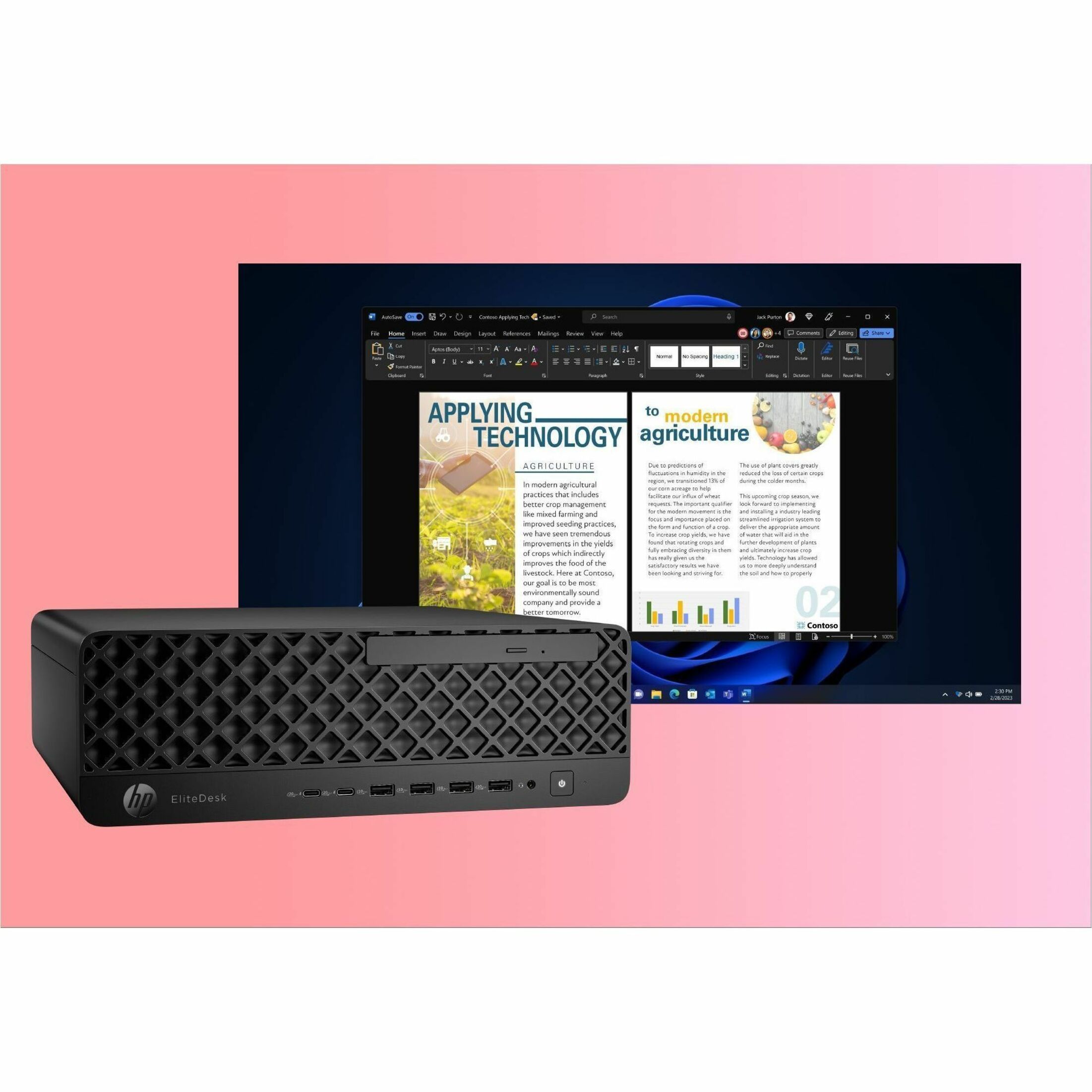 HP EliteDesk 8 G1i Desktop Computer - Intel Core Ultra 7 Series 2 265 - 16 GB - 512 GB PCI Express NVMe SSD - Small Form Factor - Intel Q870 Chip — alternate image12