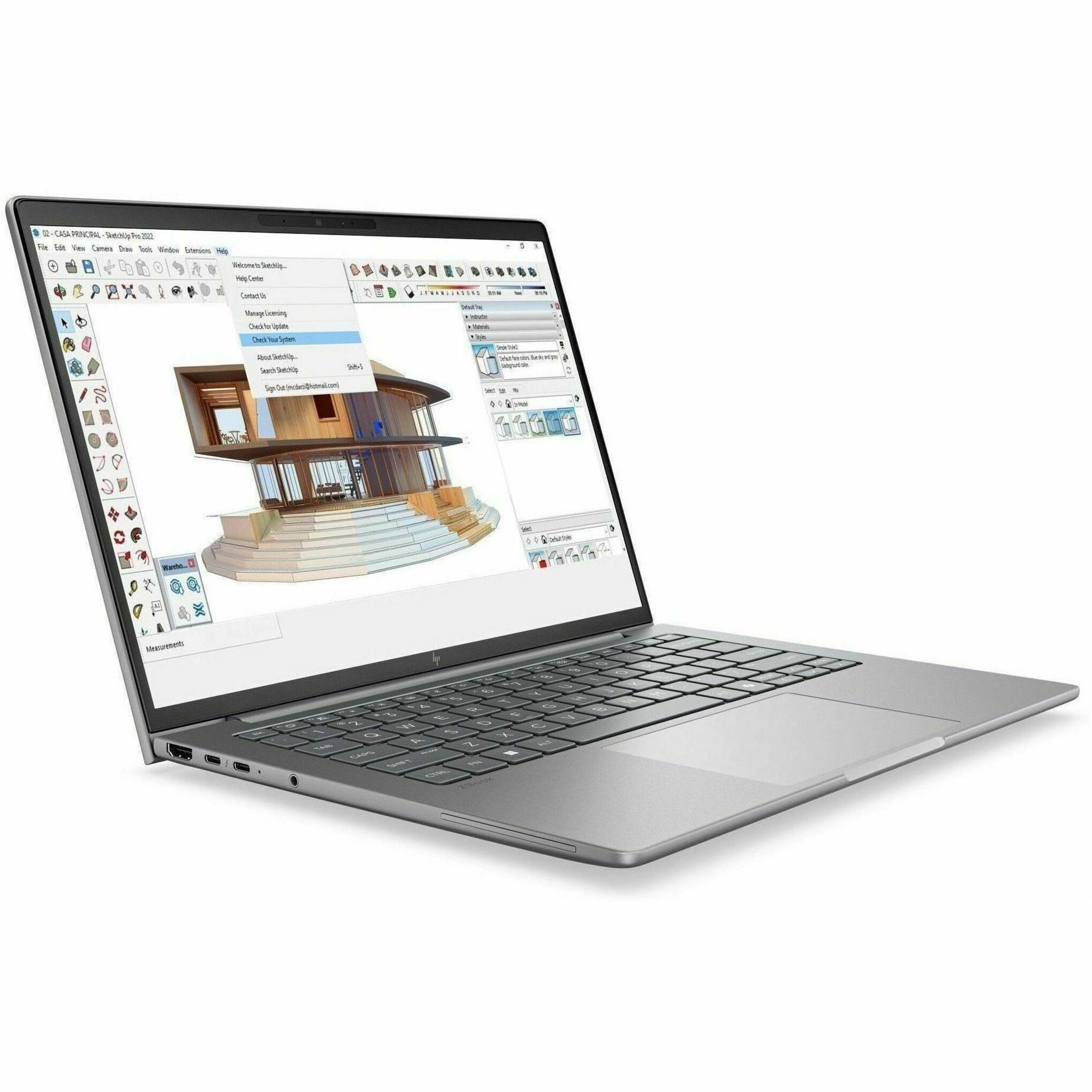 HP EliteBook 8 G2a 14" Copilot+ PC Notebook - AMD Ryzen AI 5 PRO Ryzen AI PRO 400 Series 435 - 24 GB - 256 GB SSD - AMD Chip - AMD — alternate image1