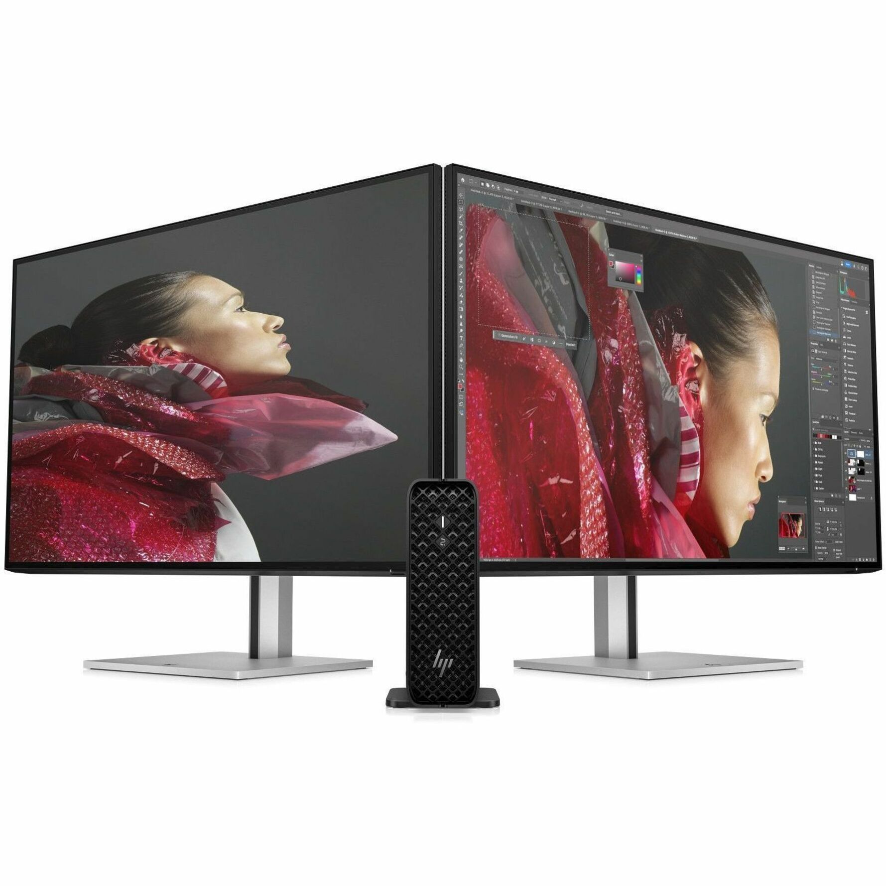 HP Z2 Mini G1i Workstation - 1 x Intel Core Ultra 7 265 - 16 GB - 1 TB SSD - Mini PC - Intel W880 Chip - NVMe, Serial ATA Controller - 0, 1 RAID Levels - Gigabit Ethernet — alternate image2