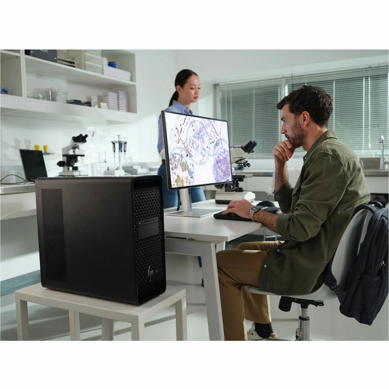 HP Z4 G6i Workstation - 1 x Intel Xeon 636 - vPro Technology - 32 GB - 1 TB SSD - Tower - Black - Intel W890 Chip - Windows 11 Pro - NVIDIA RTX PRO 4000 24 GB Graphics - Serial ATA/600, NVMe Controller - 0, 1, 5, 10 RAID Levels - English Keyboard - Gigabit Ethernet — alternate image11