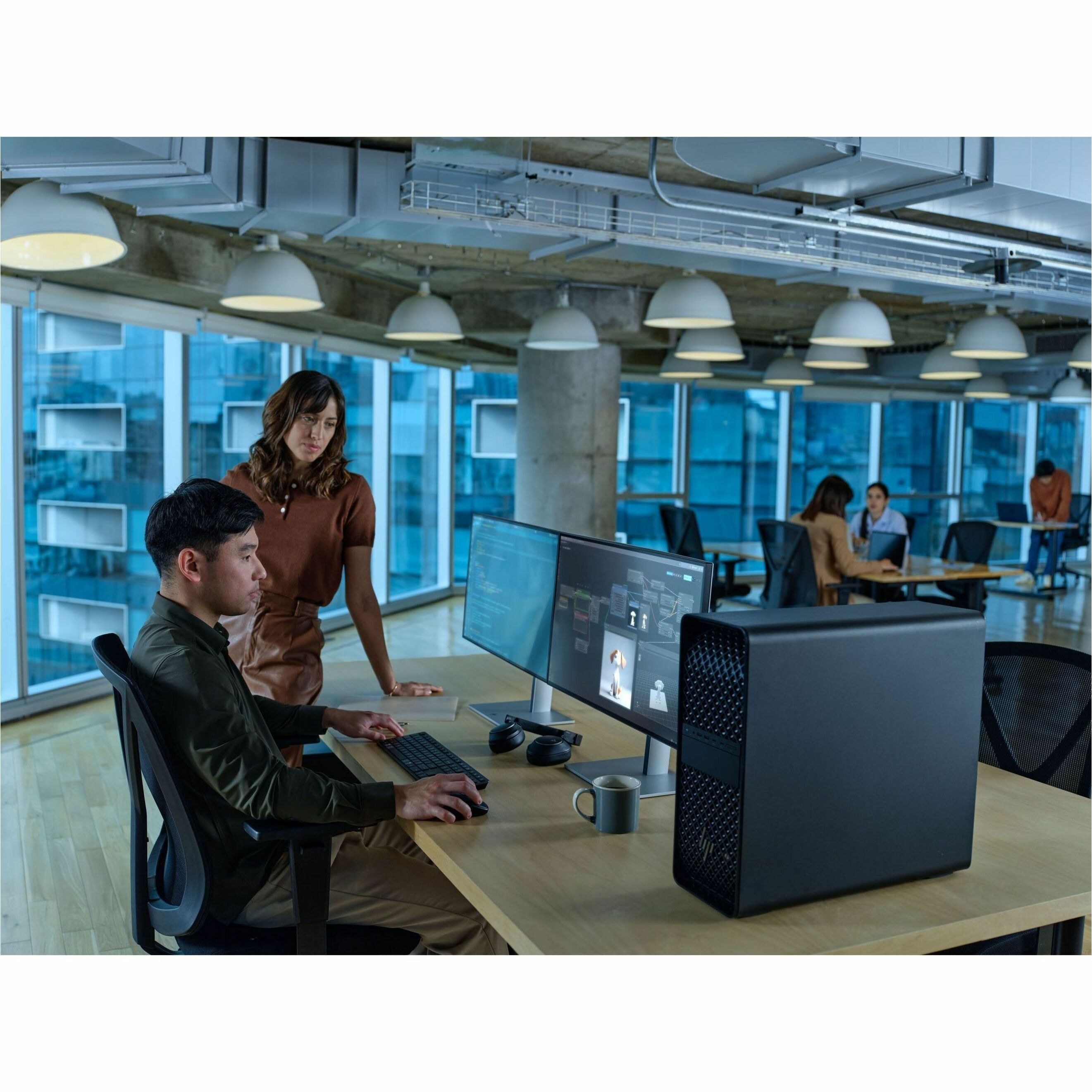 HP Z4 G6i Workstation - 1 x Intel Xeon 634 - vPro Technology - 32 GB - 1 TB SSD - Tower - Black - Intel W890 Chip - Windows 11 Pro - NVIDIA RTX PRO 2000 16 GB Graphics - Serial ATA/600, NVMe Controller - 0, 1, 5, 10 RAID Levels - English Keyboard - Gigabit Ethernet — alternate image11